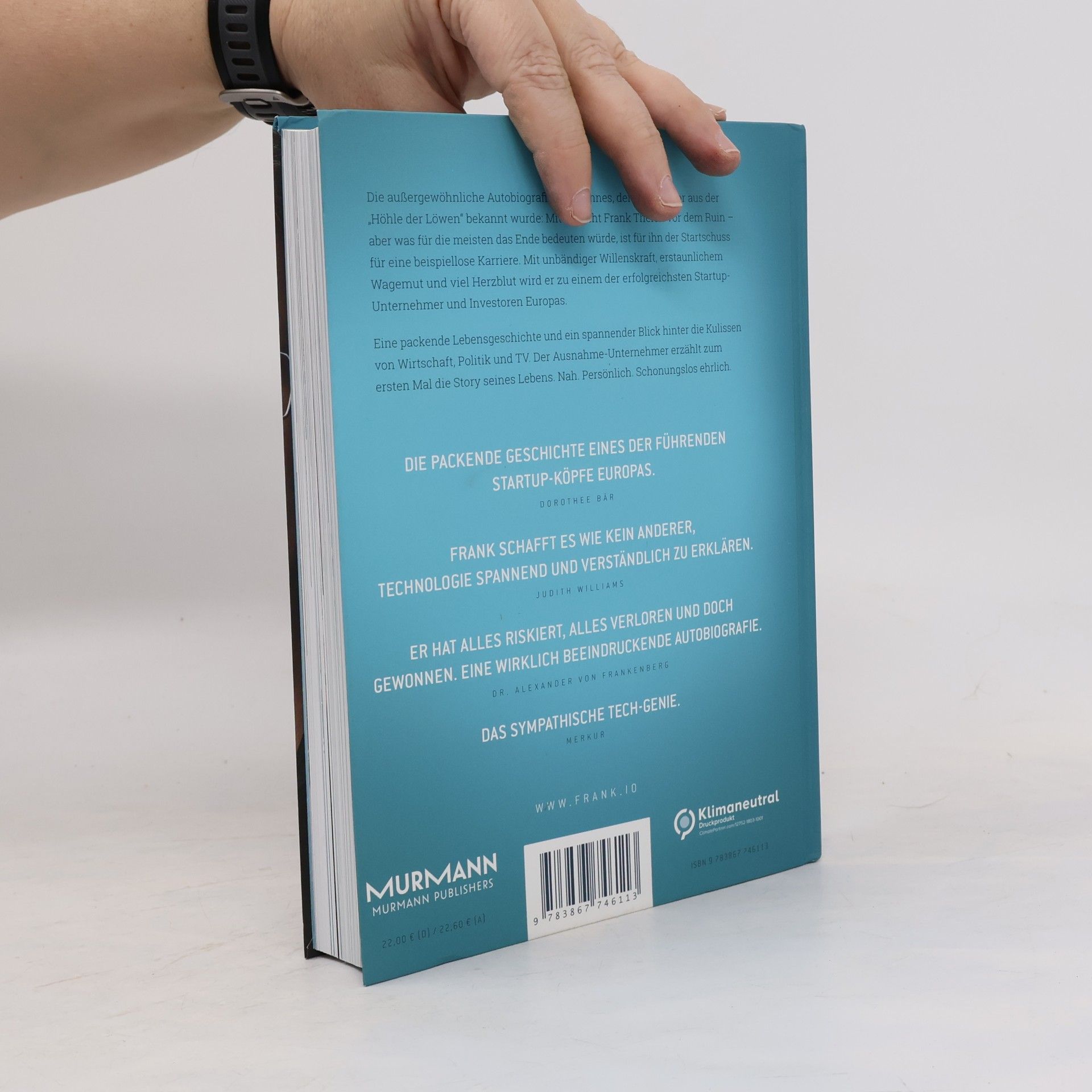 Collectif d'auteurs Frank Thelen: Die autobiografie