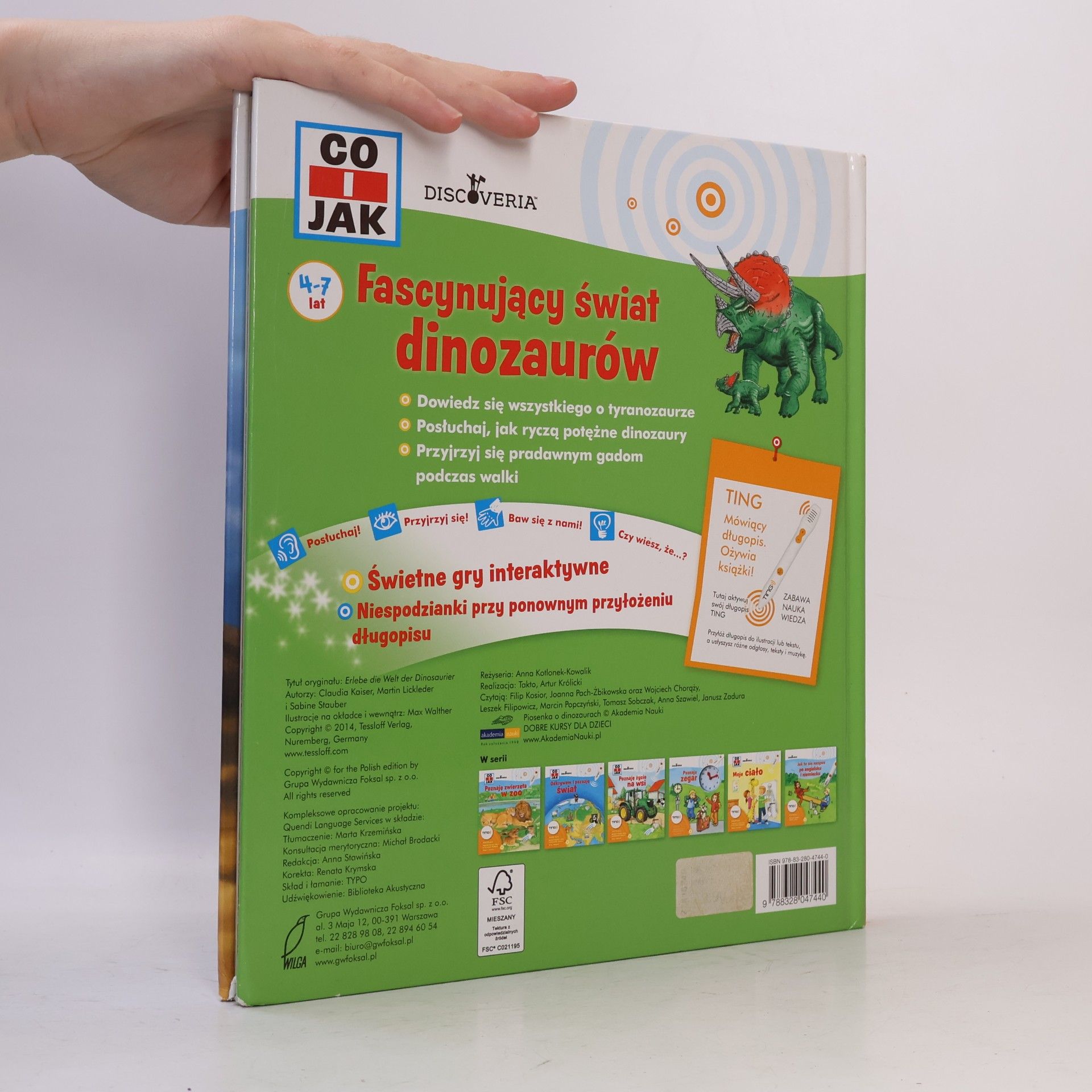 Claudia Kaiser-Probst Fascynujący świat dinozaurów