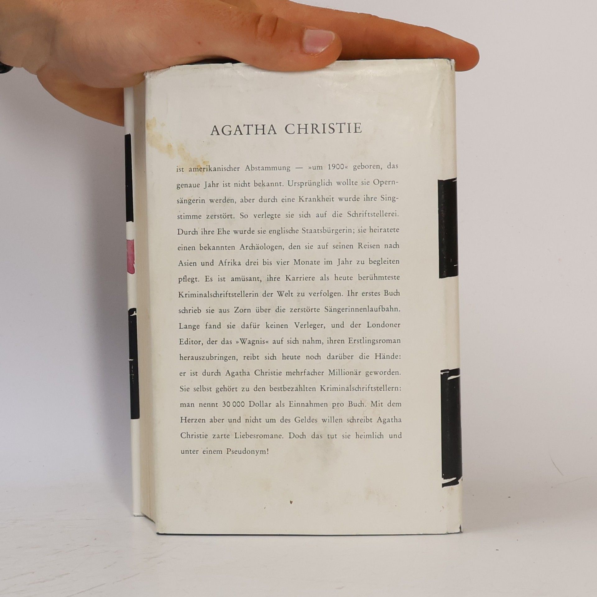 Agatha Christie Morphium. Mit offenen Karten