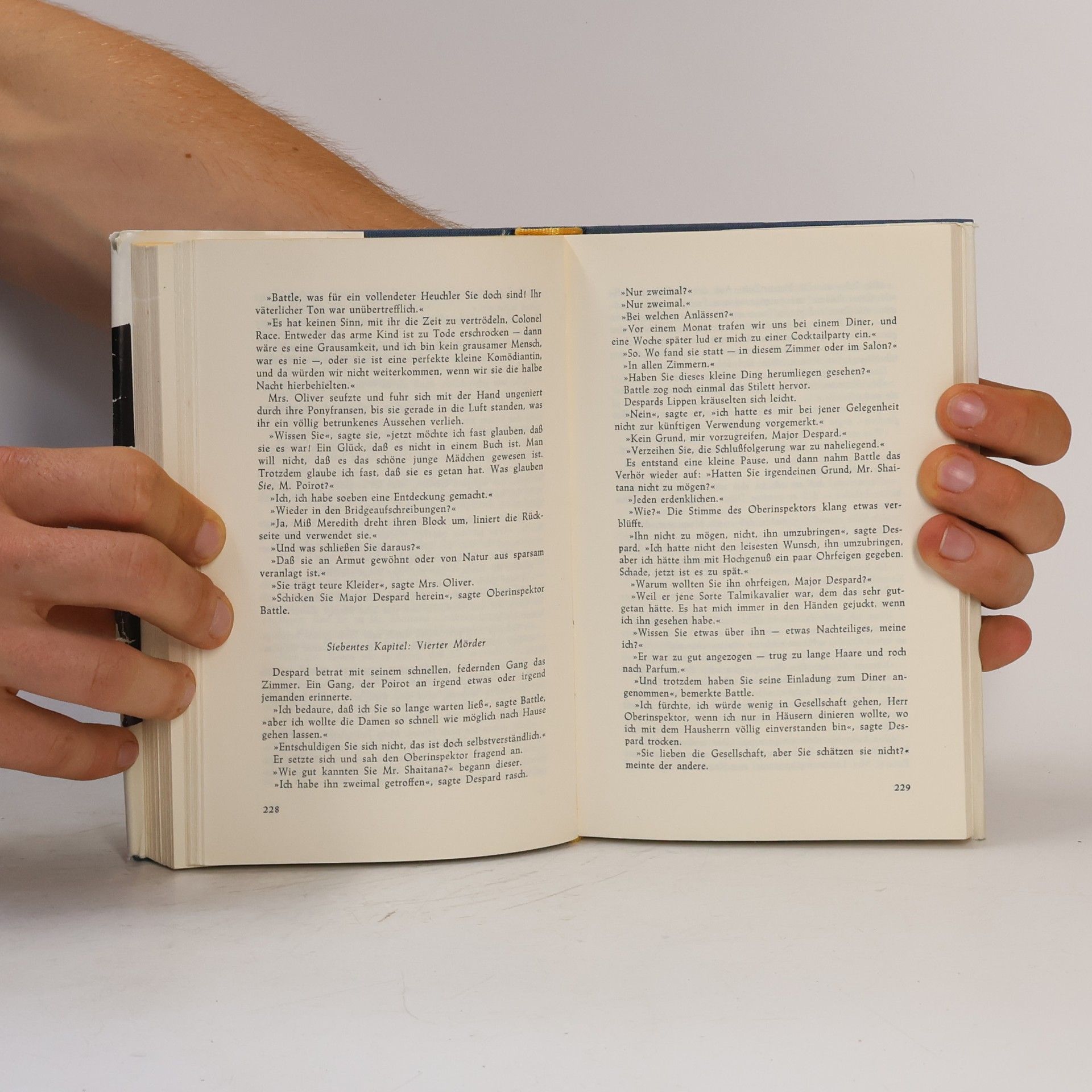 Agatha Christie Morphium. Mit offenen Karten