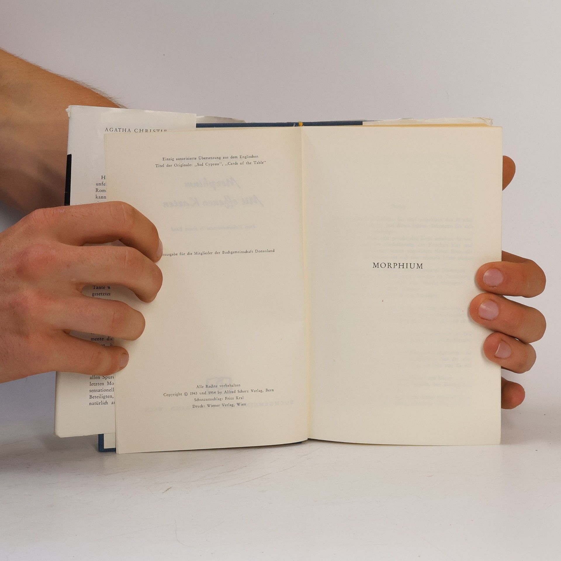 Agatha Christie Morphium. Mit offenen Karten