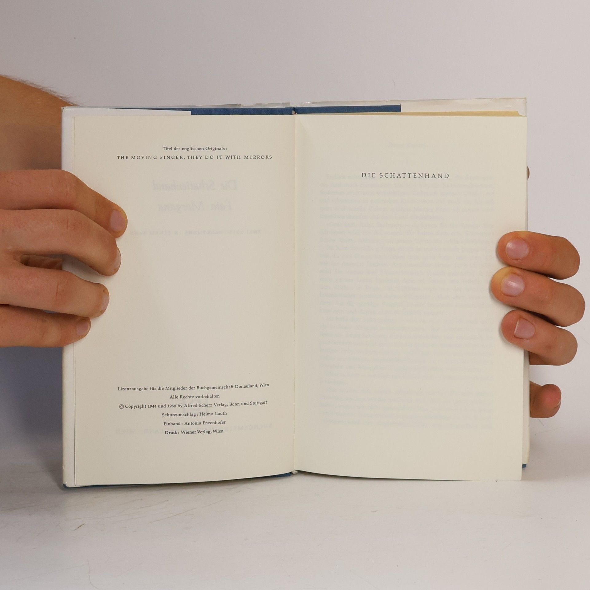 Agatha Christie Die Schattenhand. Fata Morgana
