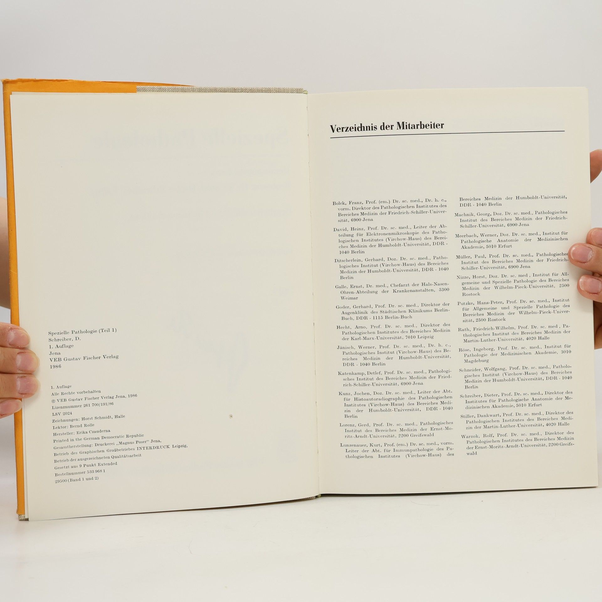 Autorenkollektiv Spezielle Pathologie 1
