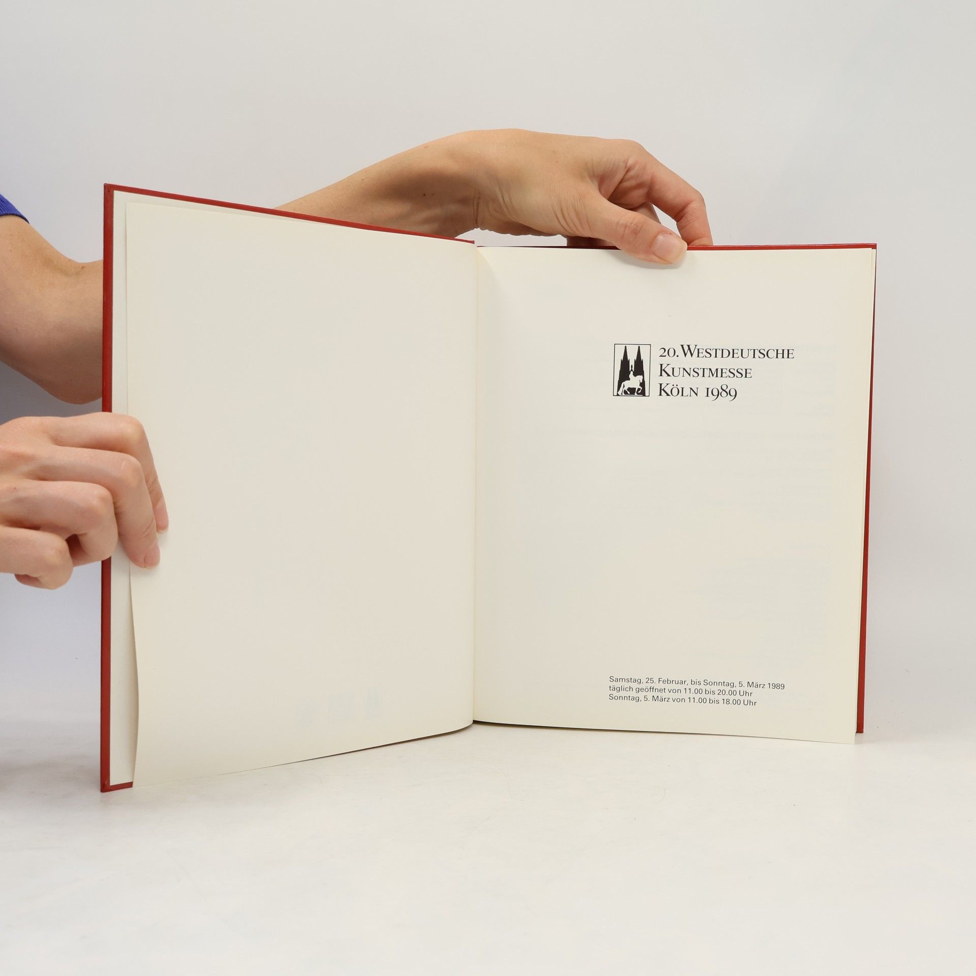 Kolektiv autorů 20. Westdeutsche Kunstmesse. Köln 25.2. - 5.3.89. Kunst un Antiqiutäten