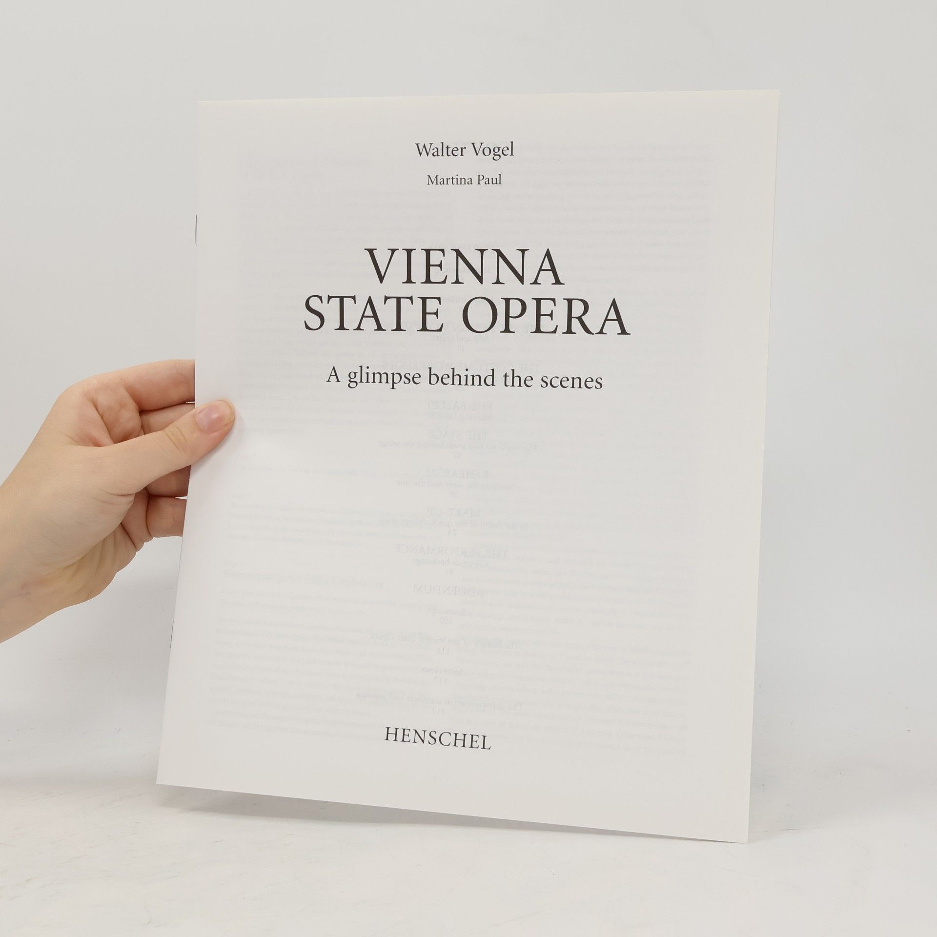 Bettina Vogel-Walter Wiener Staatsoper