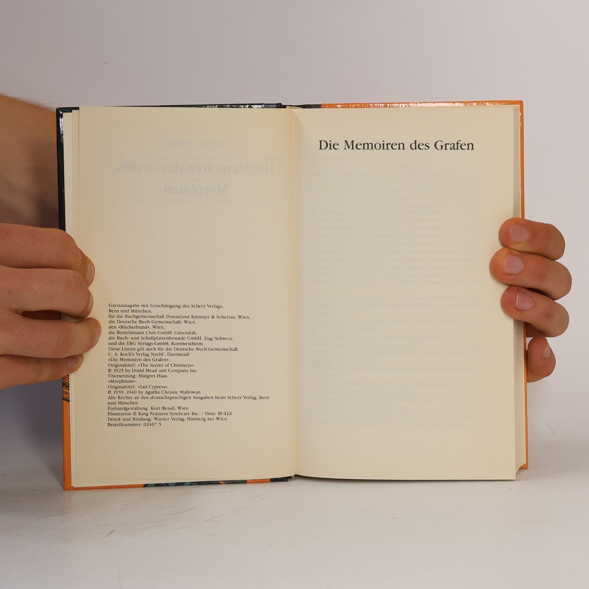 Agatha Christie Die Memoiren des Grafen. Morphium
