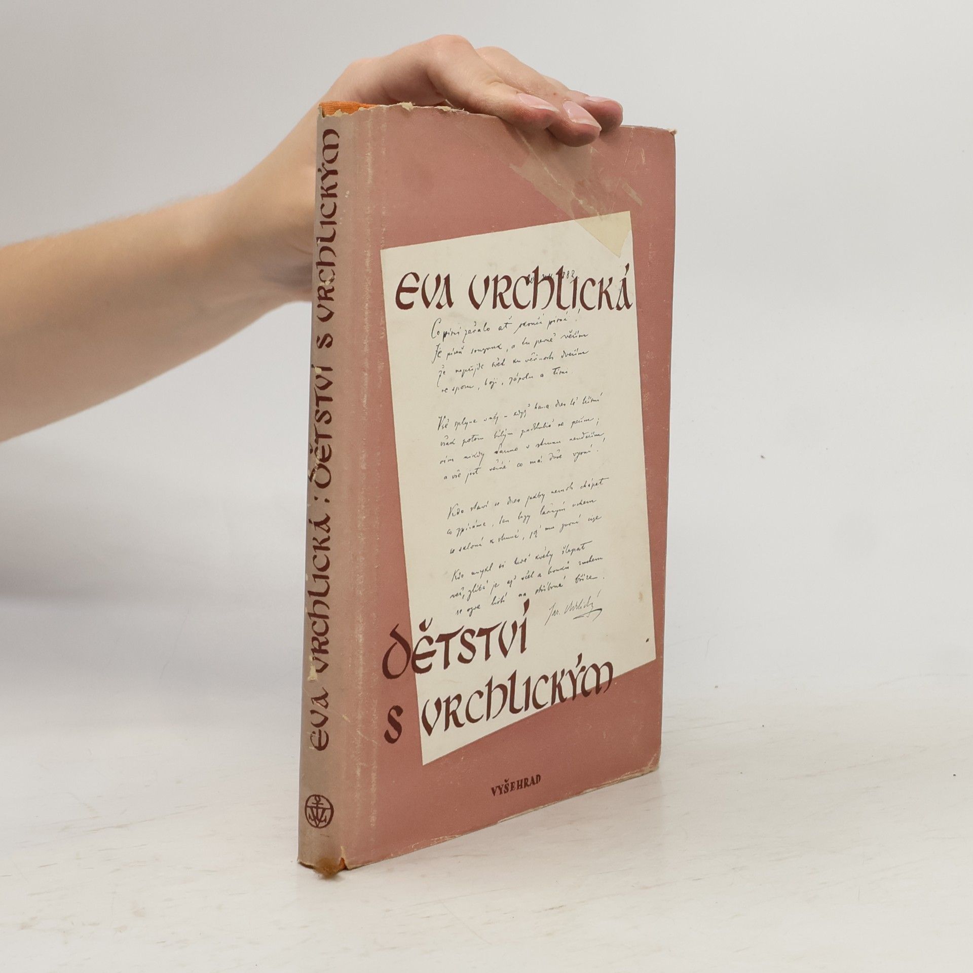 Eva Vrchlická Dětství s Vrchlickým