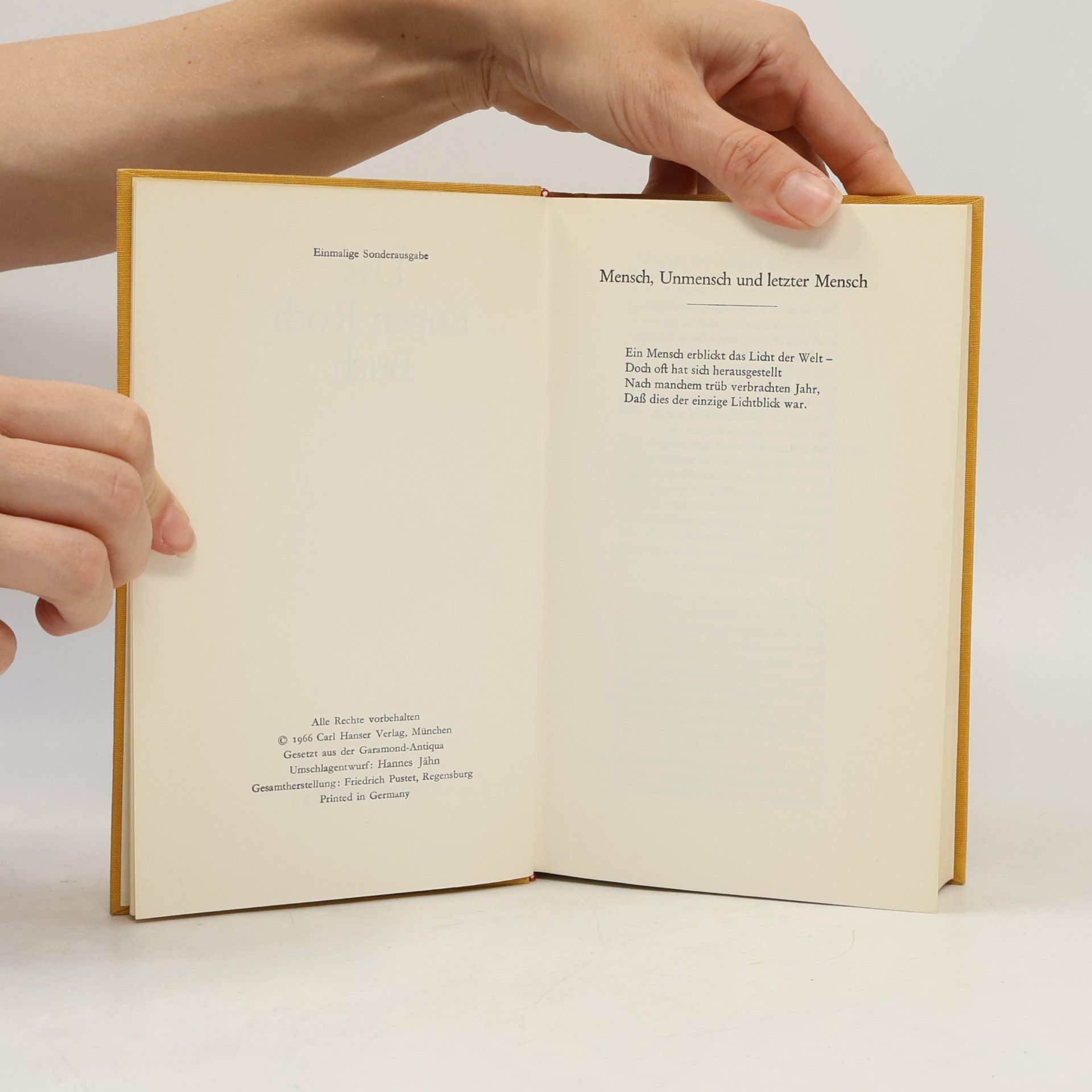Eugen Roth Das Eugen Roth Buch