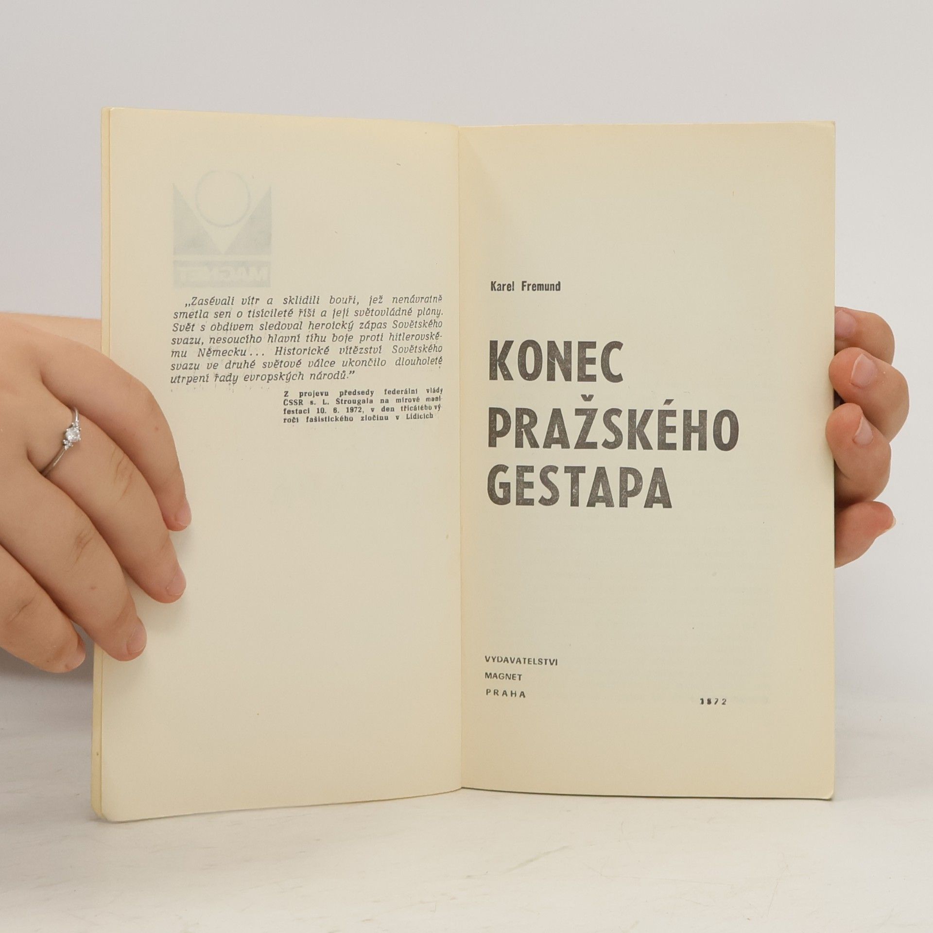Fremund Karel Konec pražského gestapa
