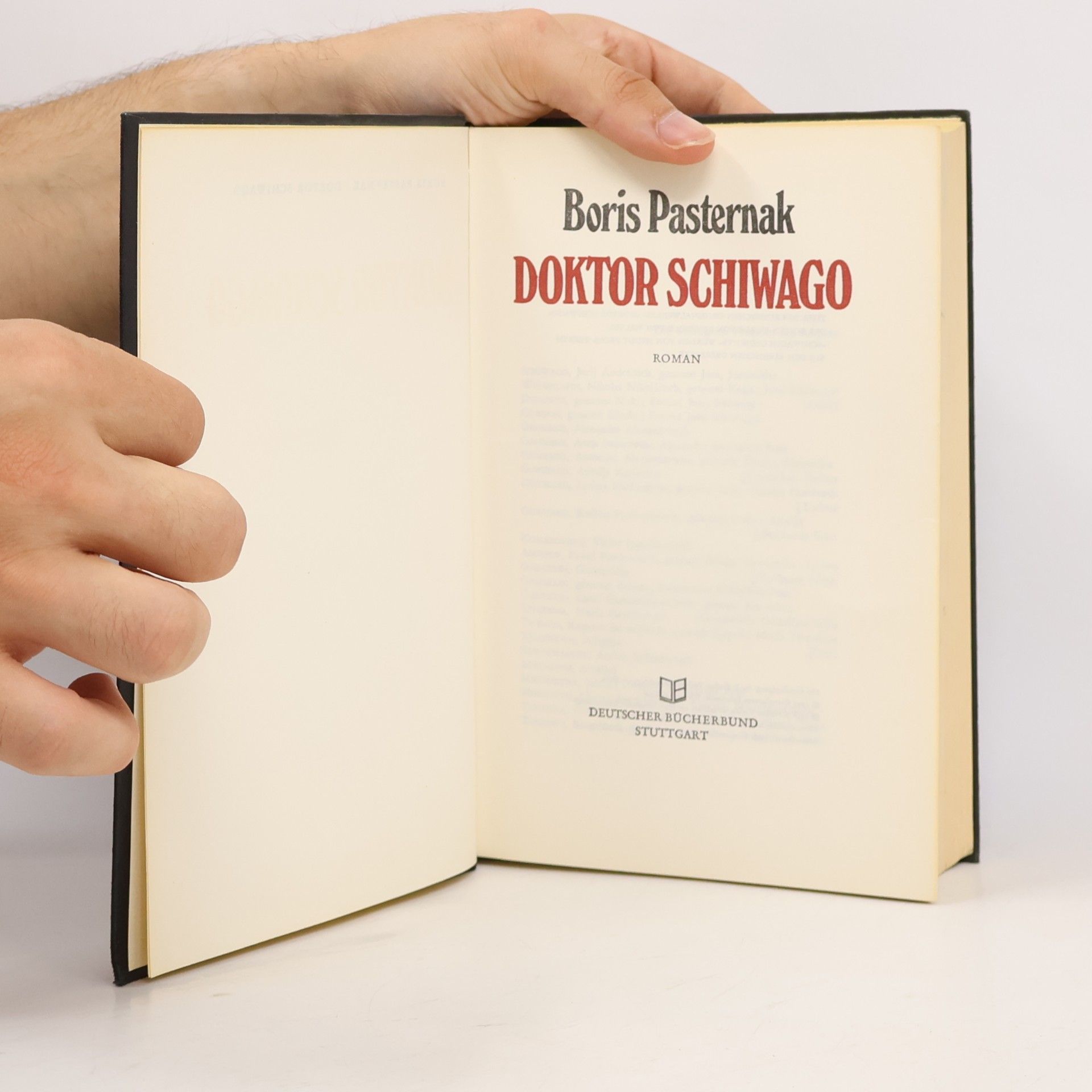 Pasternak Boris Doktor Schiwago