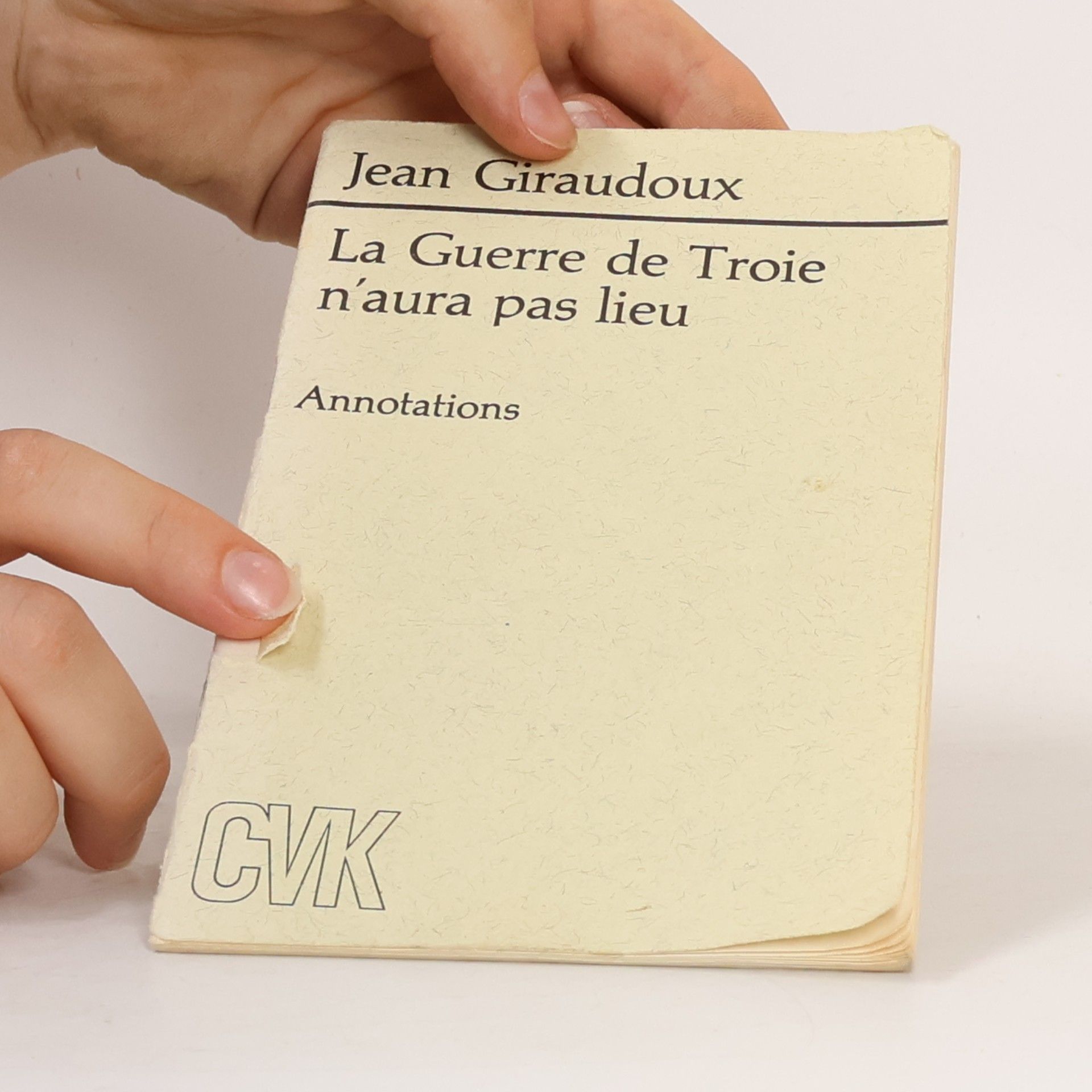 Jean Giraudoux La Guerre de Troie n’aura pas lieu