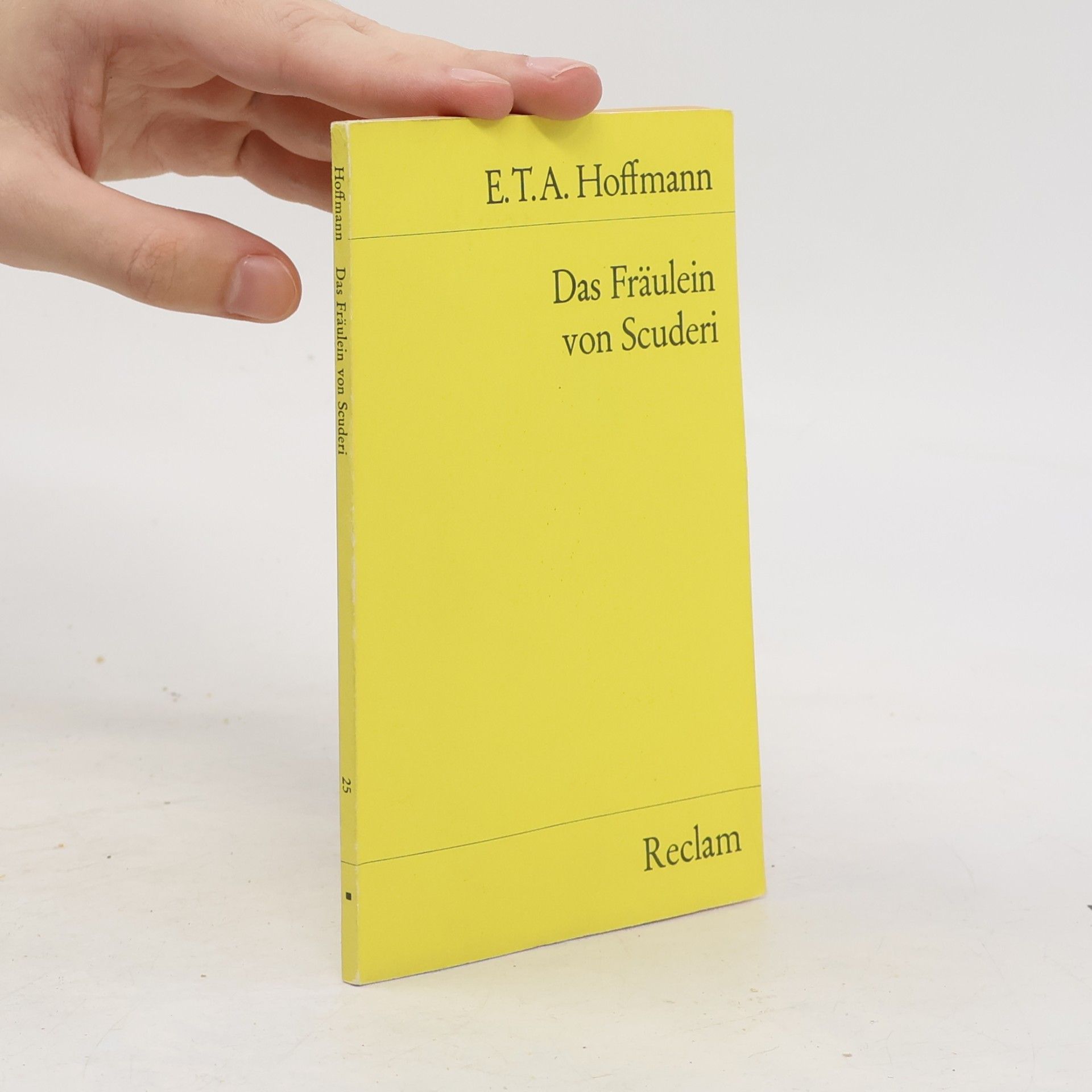 E. T. A. Hoffmann Das Fräulein von Scuderi