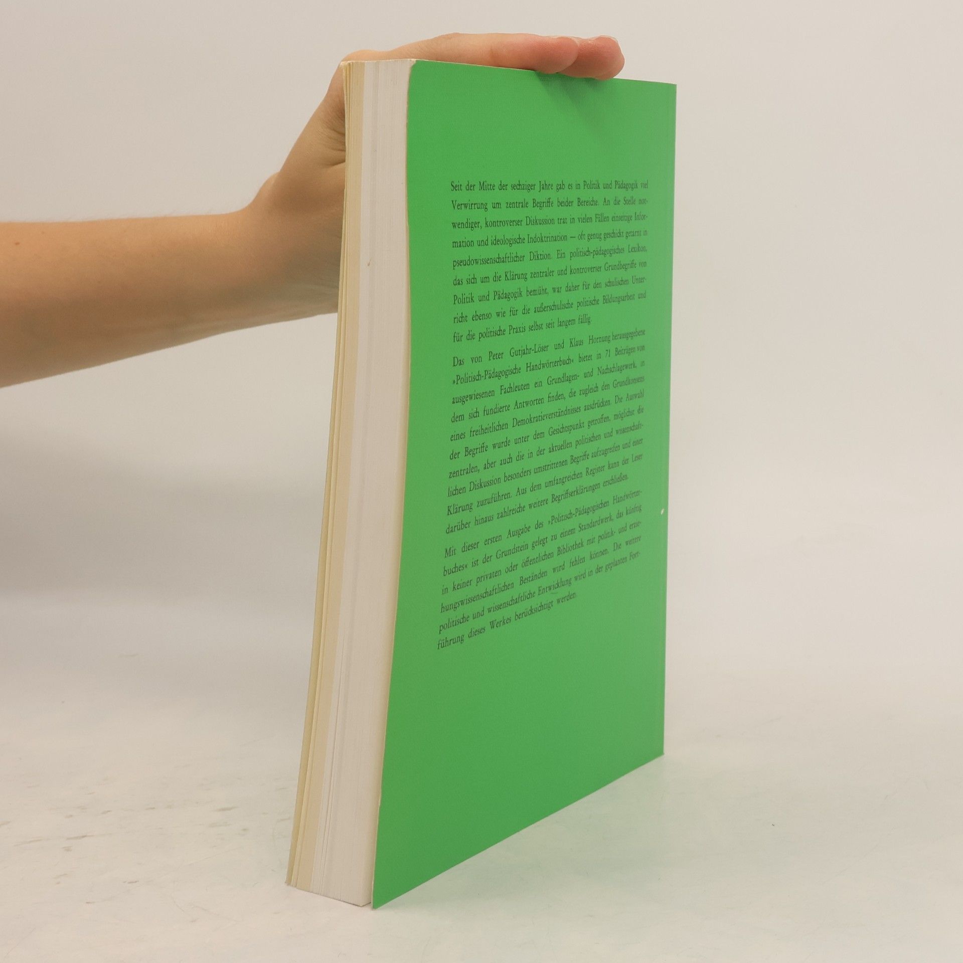 Peter Gutjahr-Löser Berichte und Studien der Hanns-Seidel-Stiftung e.V. München: Politisch-pädagogisches Handwörterbuch