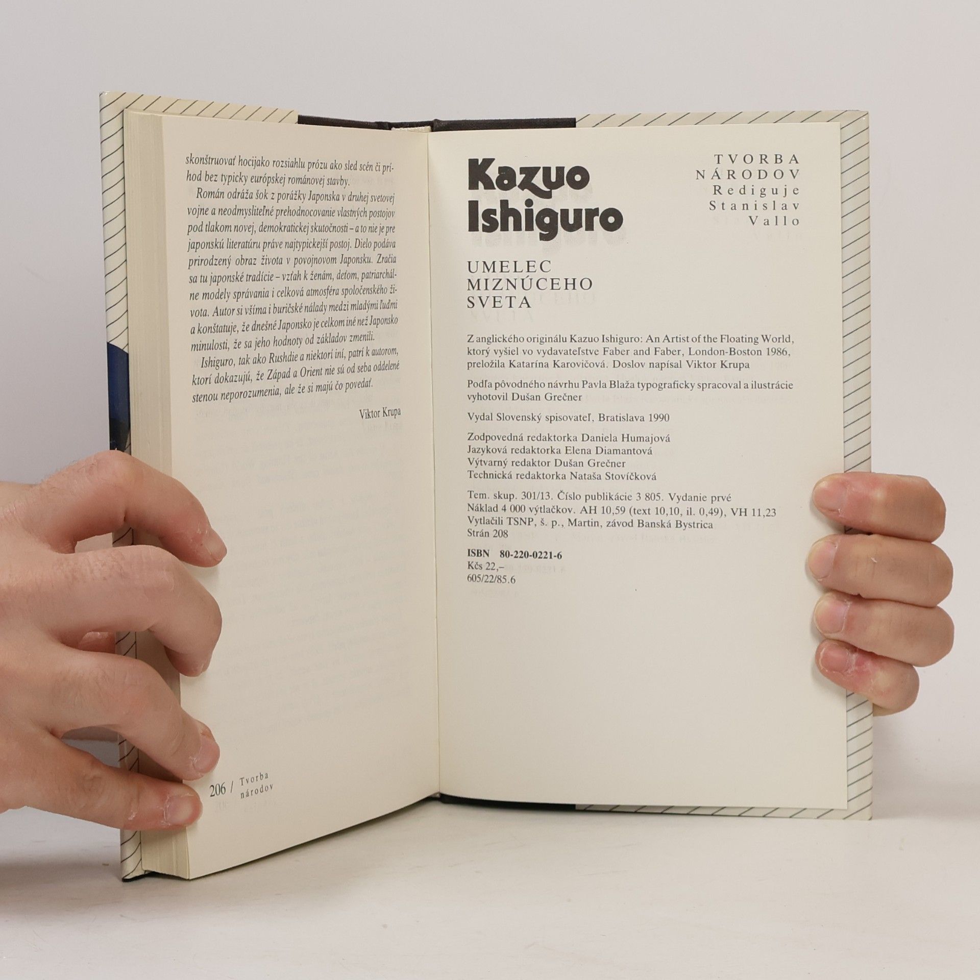 Kazuo Ishiguro Umelec miznúceho sveta