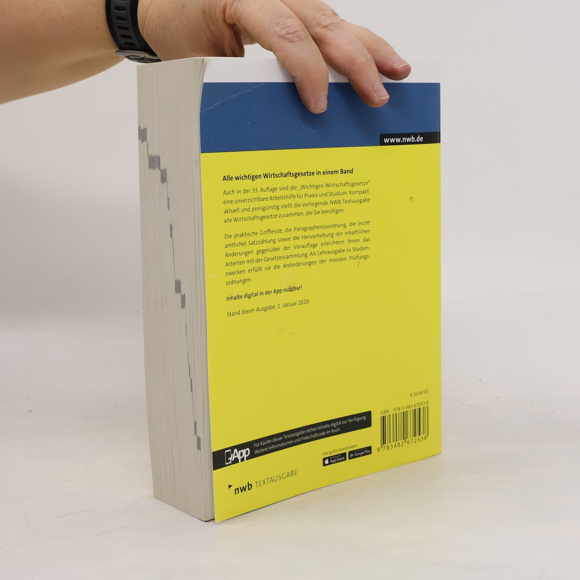 NWB NWB Gesetzesredaktion Wichtige Wirtschaftsgesetze