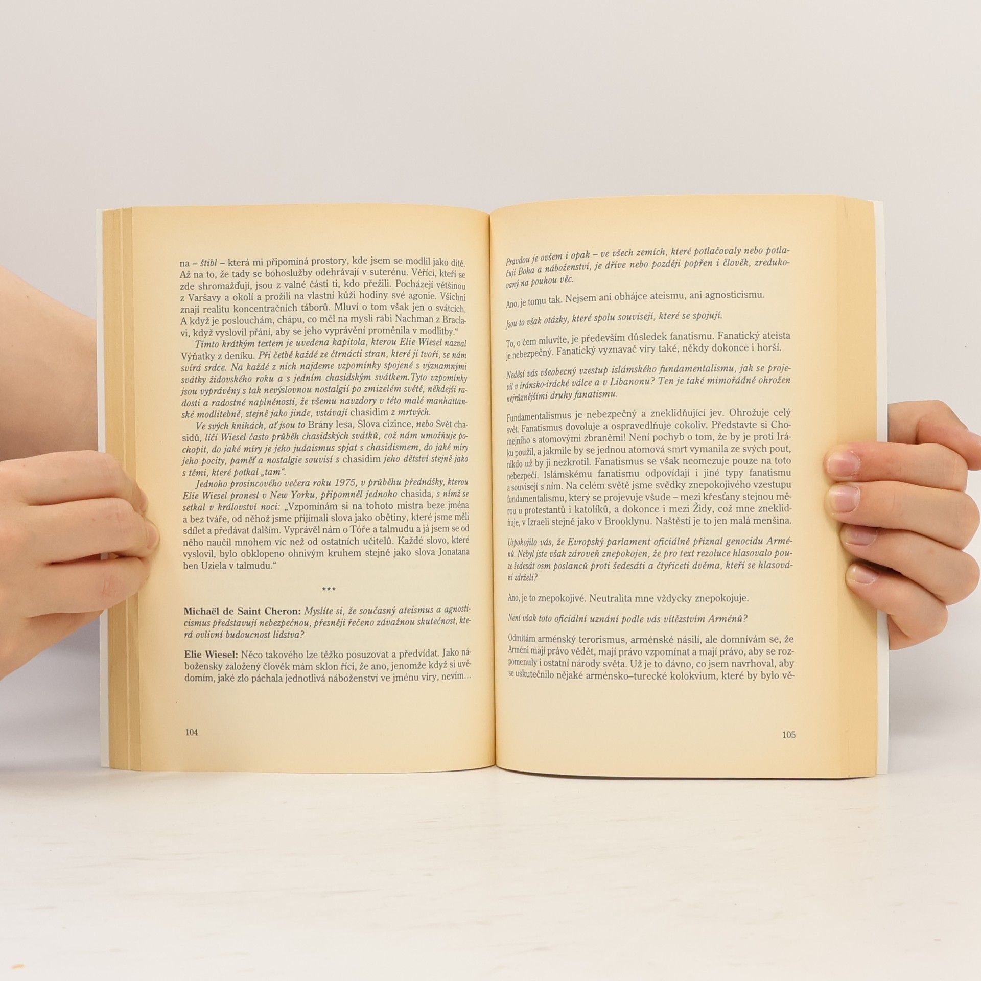Elie Wiesel Zlo a exil