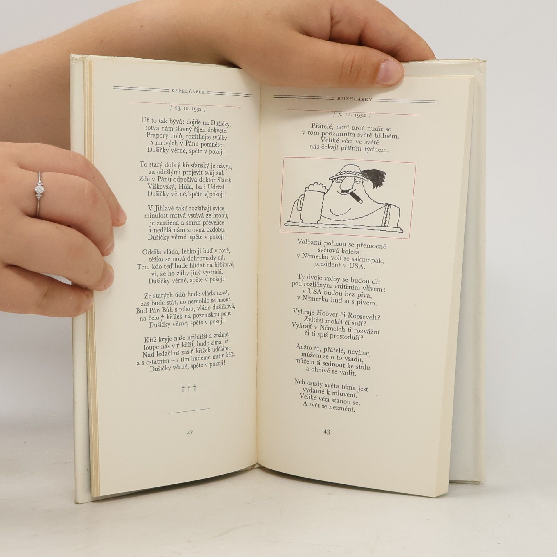 Karel Čapek Drobty pod stolem doby