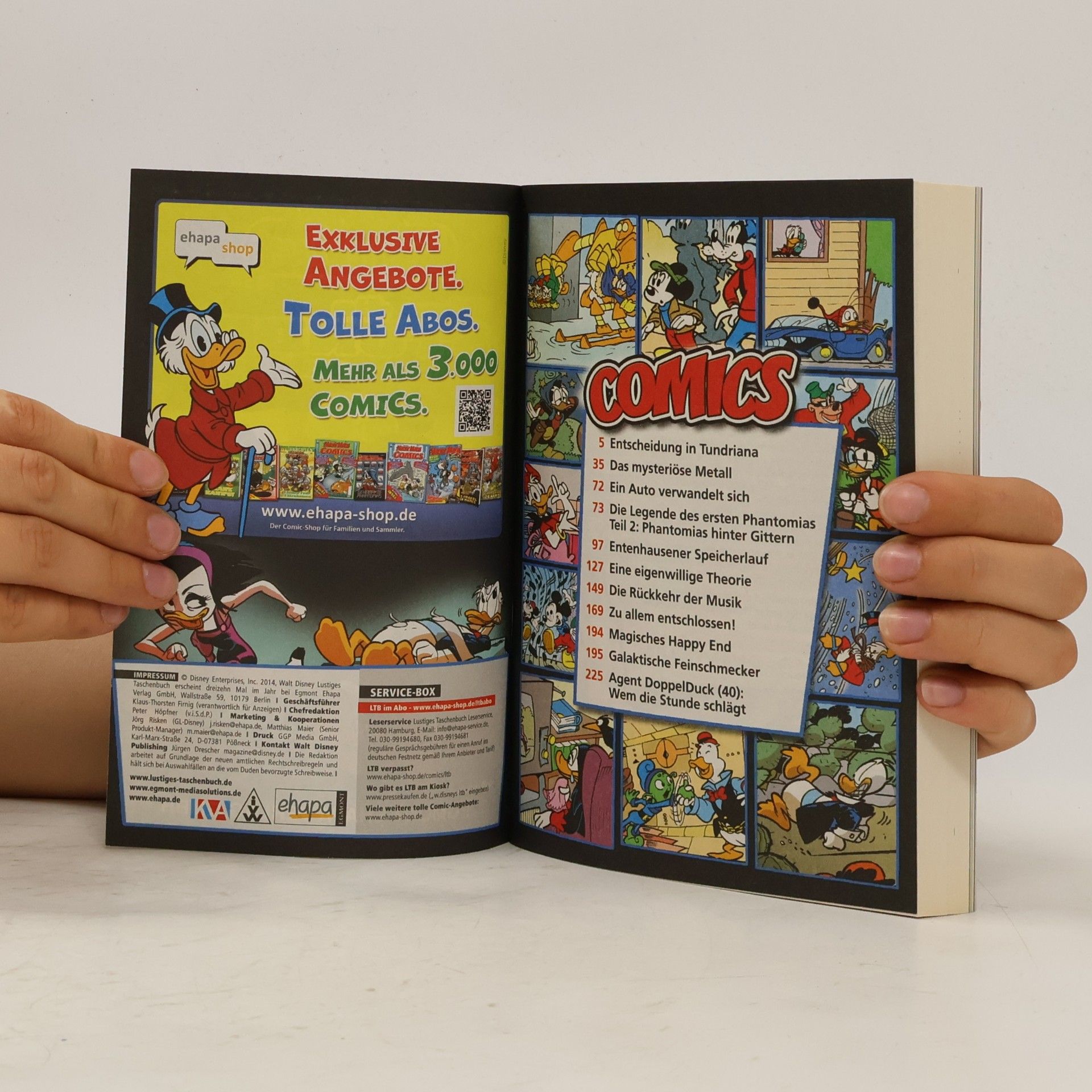 Walt Disney Lustiges Taschenbuch 454. Wem die Stunde schlägt