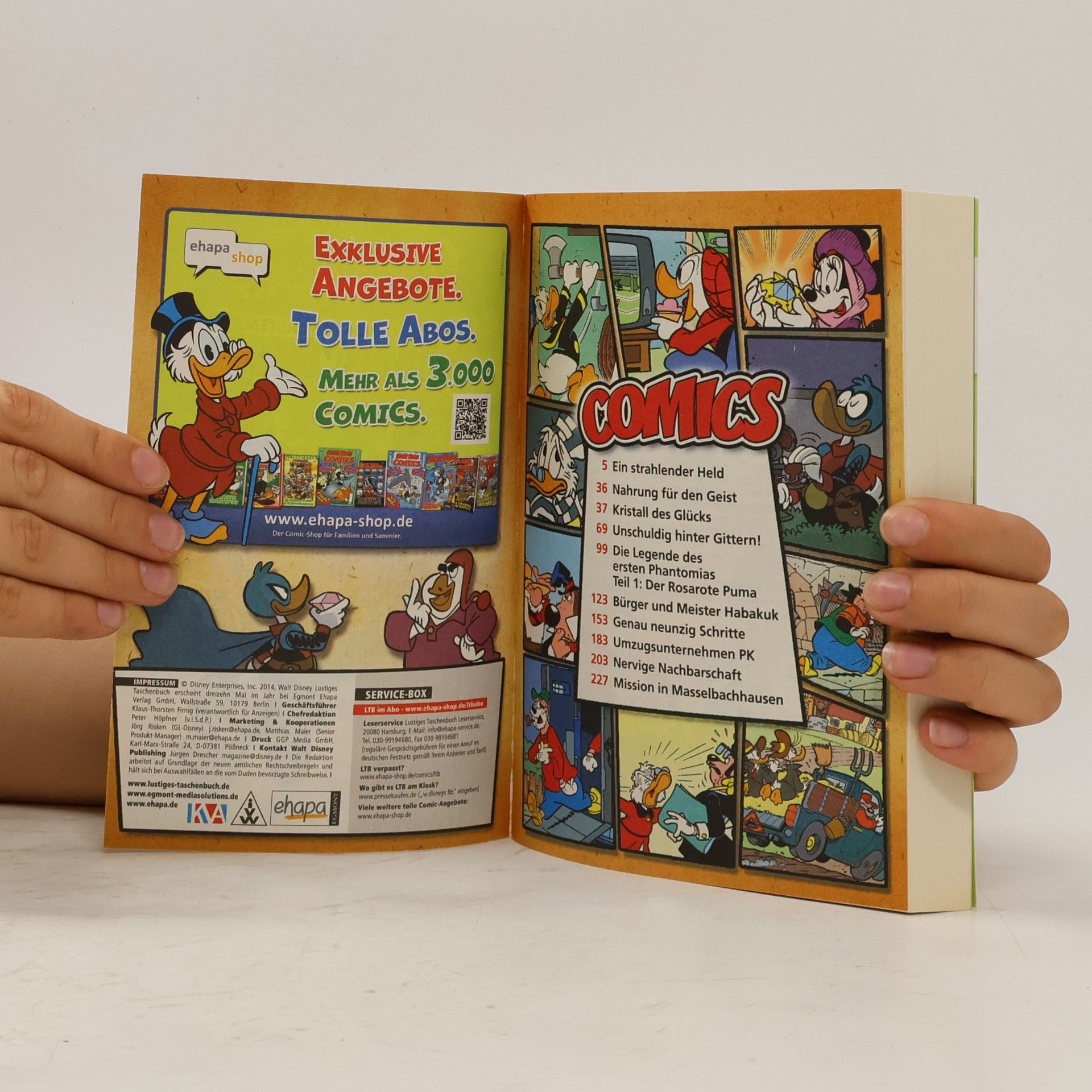 Walt Disney Lustiges Taschenbuch 453. Die Legende des ersten Phantomias