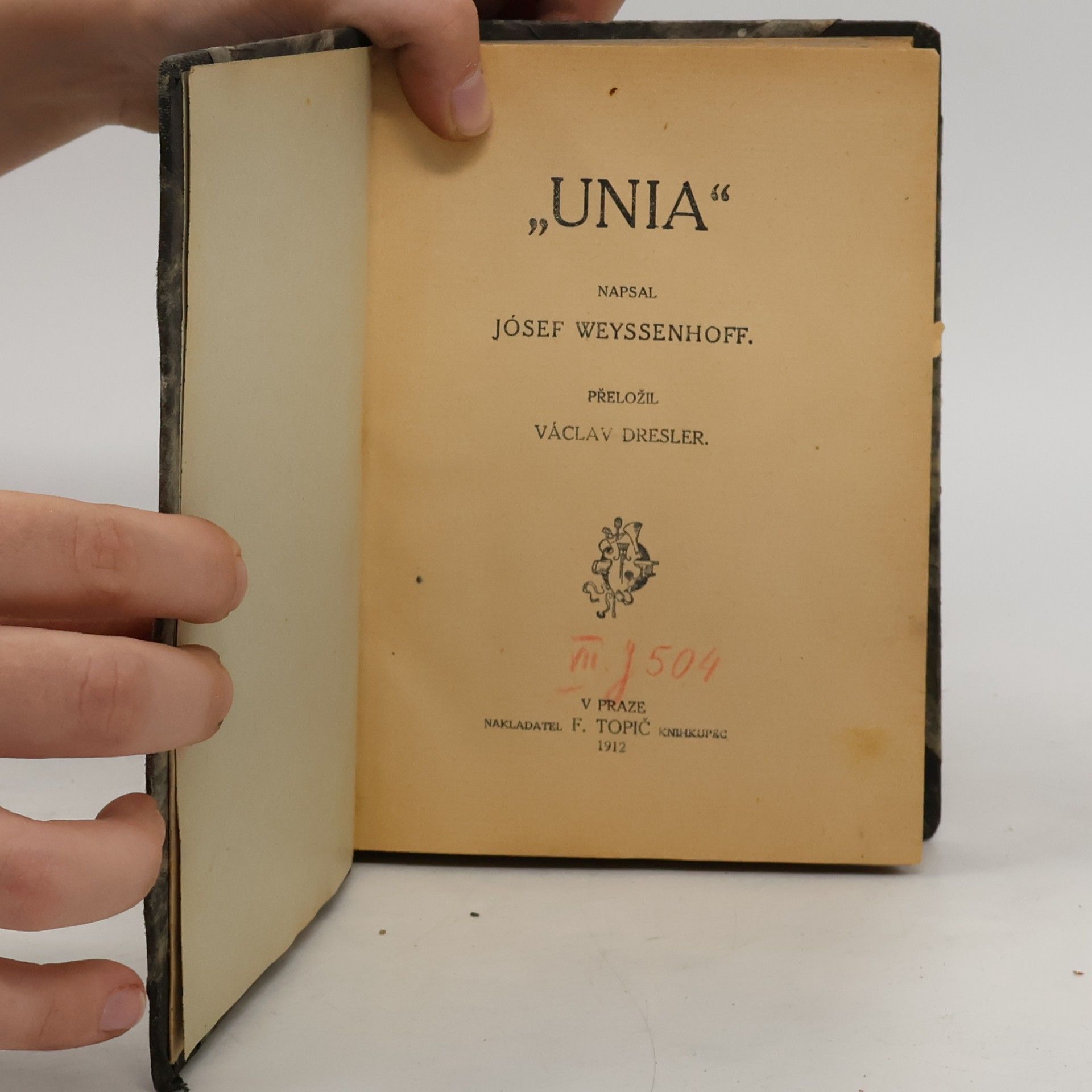 Joséf Weyssenhoff Topičův sborník 17. Unia