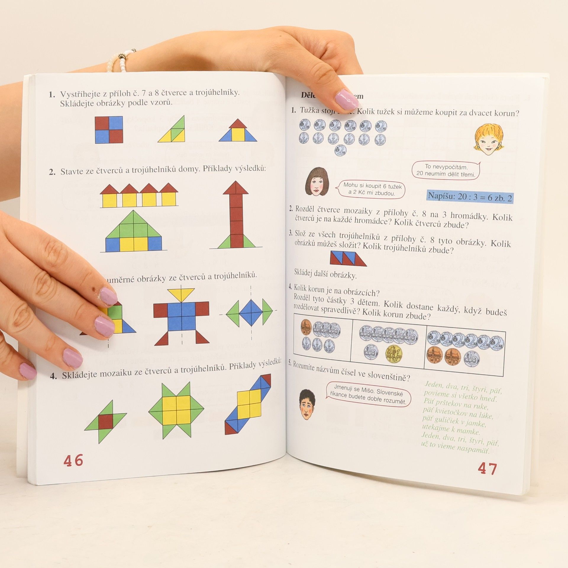 Alena Hošpesová Matematika pro 3. roč. ZŠ Svět čísel a tvarů - Učebnice