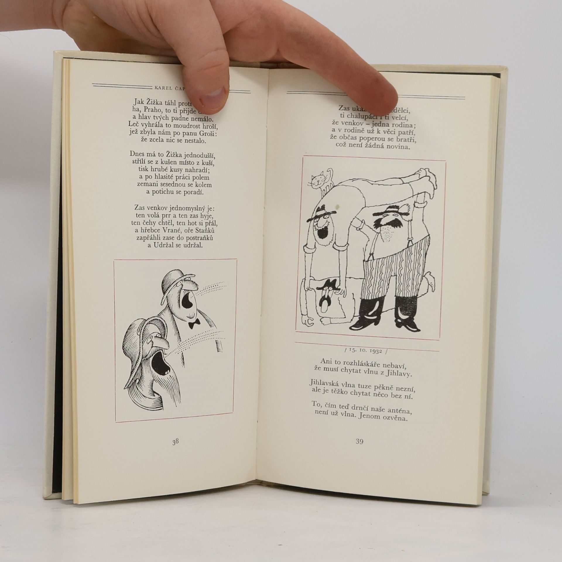 Karel Čapek Drobty pod stolem doby
