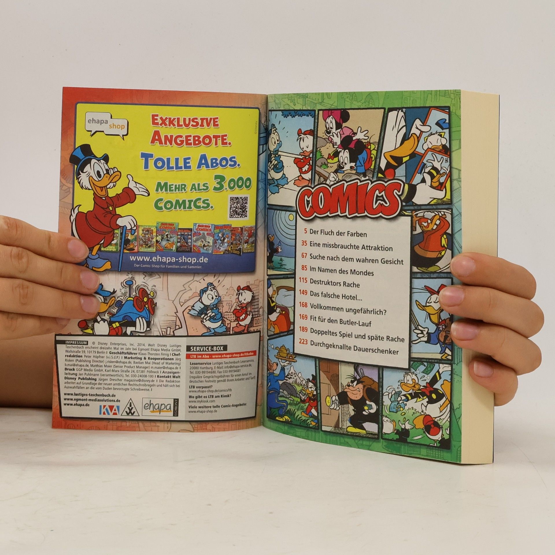 Walt Disney Lustiges Taschenbuch 459. Der Fluch der Farben