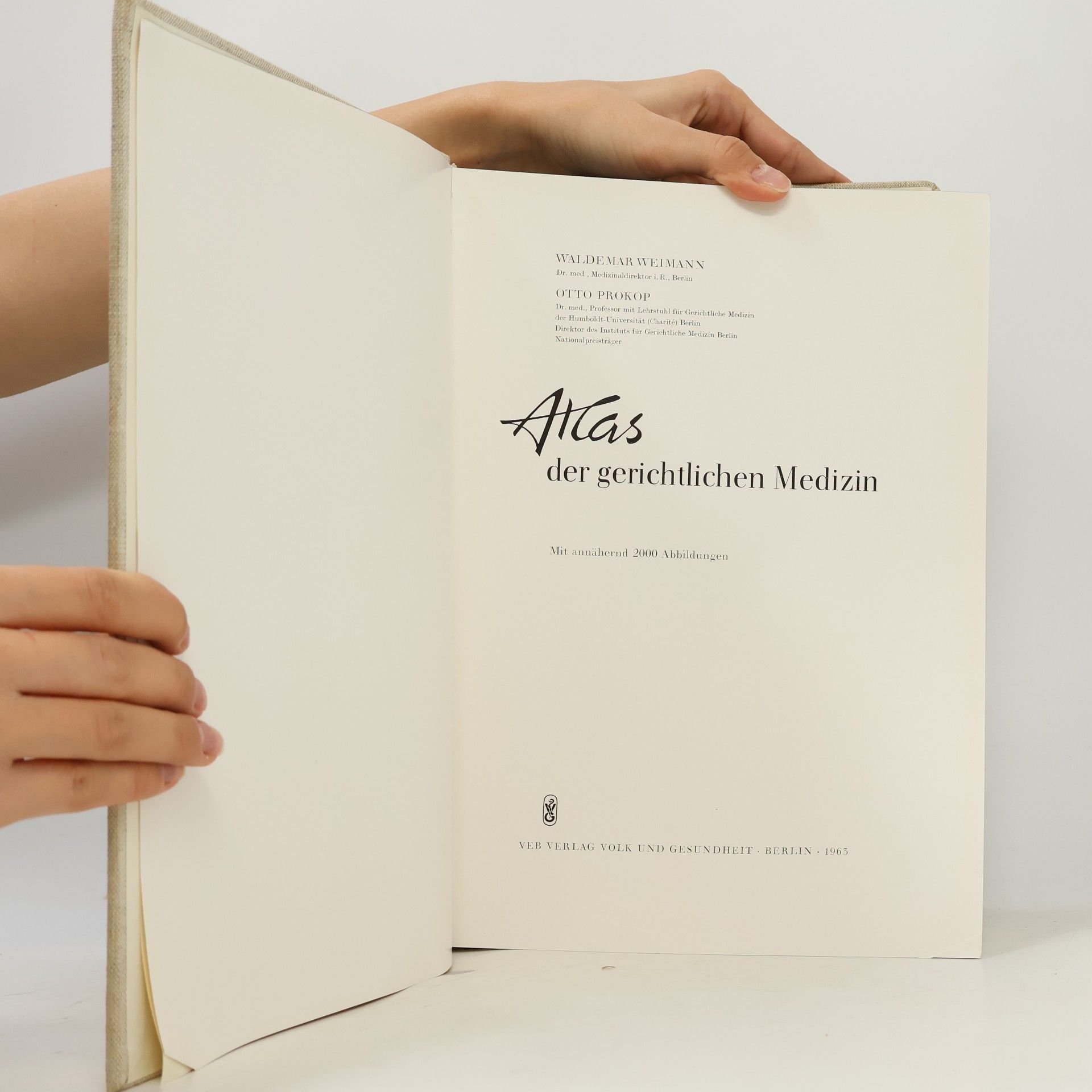 Waldemar Weimann Atlas der gerichtlichen Medizin
