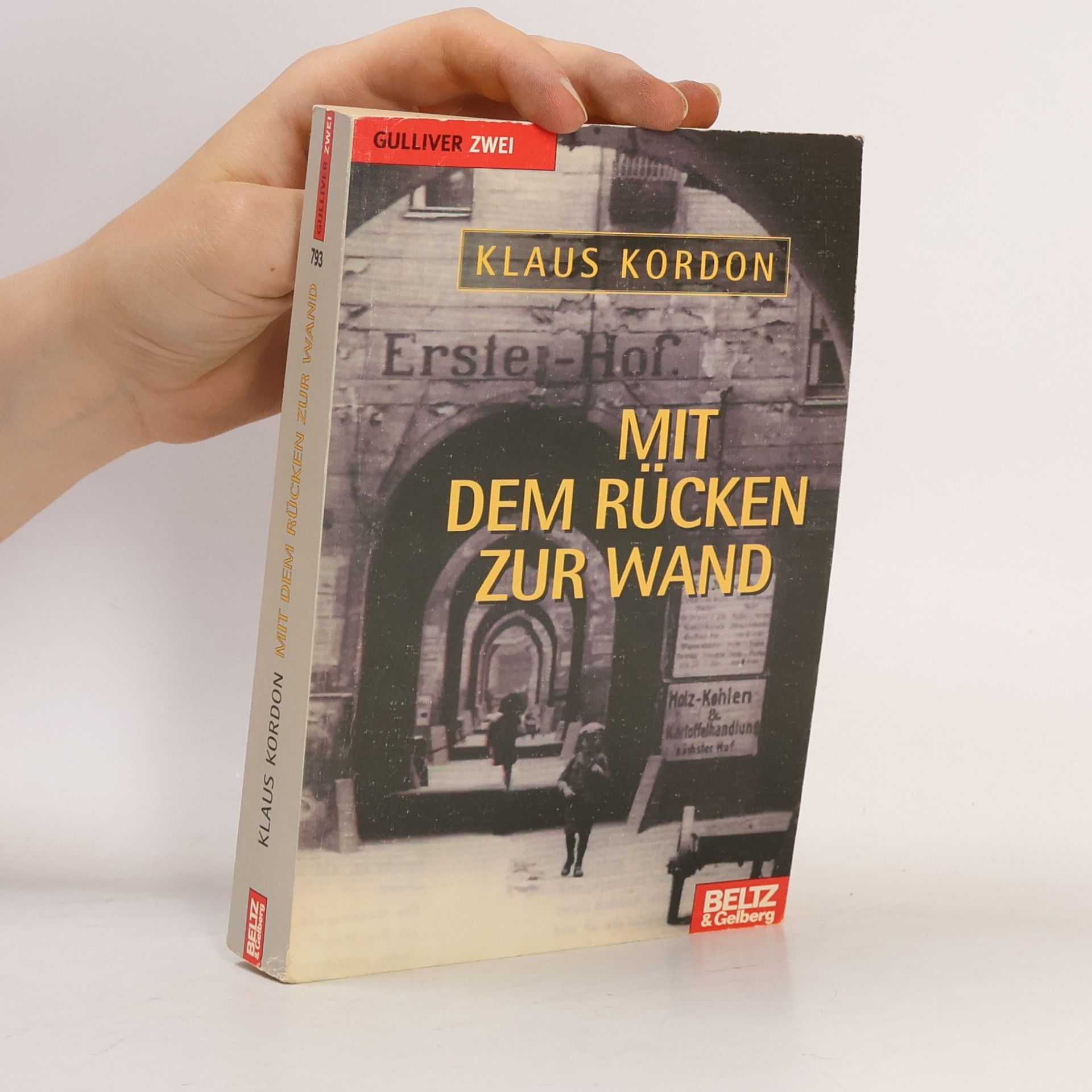 Klaus Kordon Mit dem Rücken zur Wand