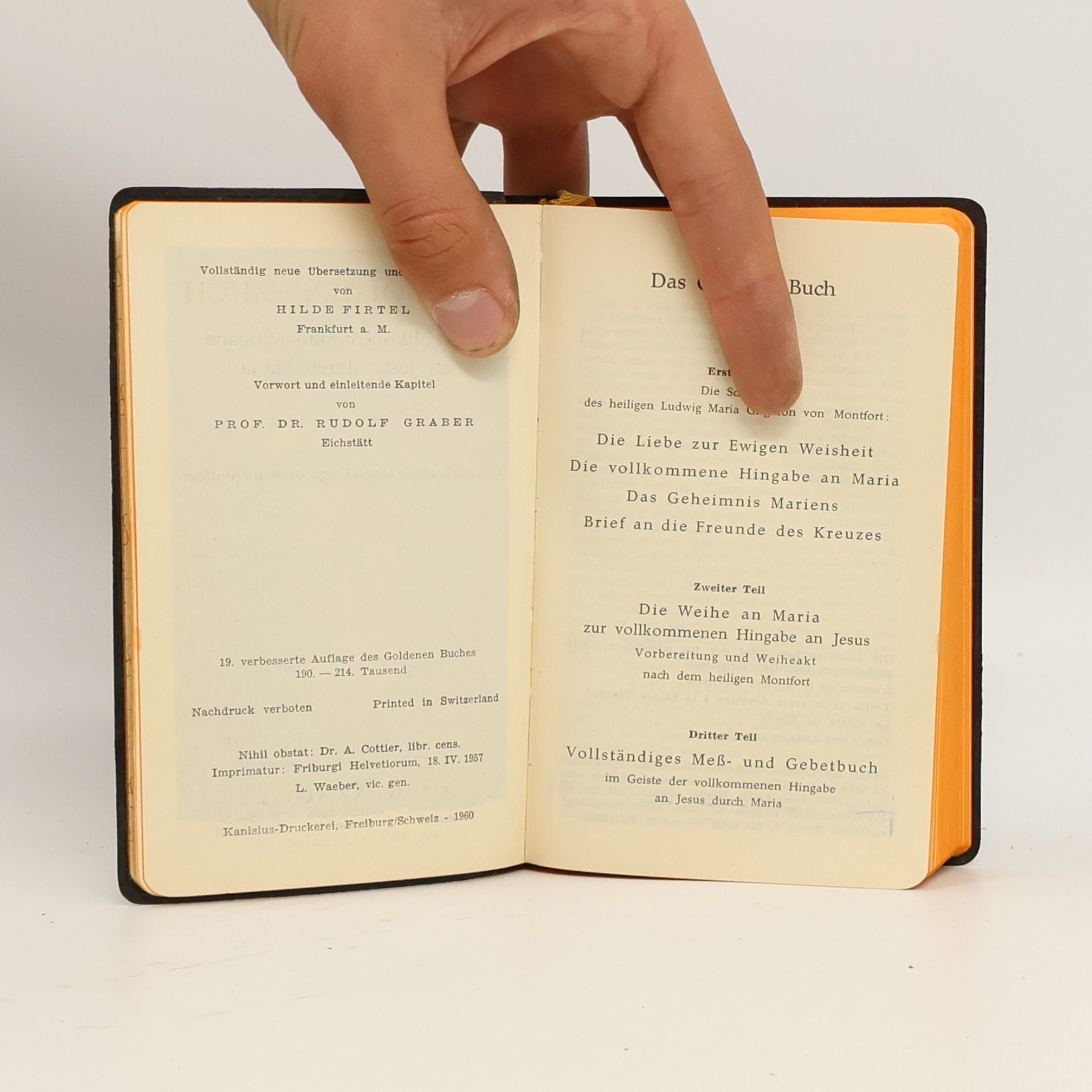 Rudolf Graber Das goldene Buch