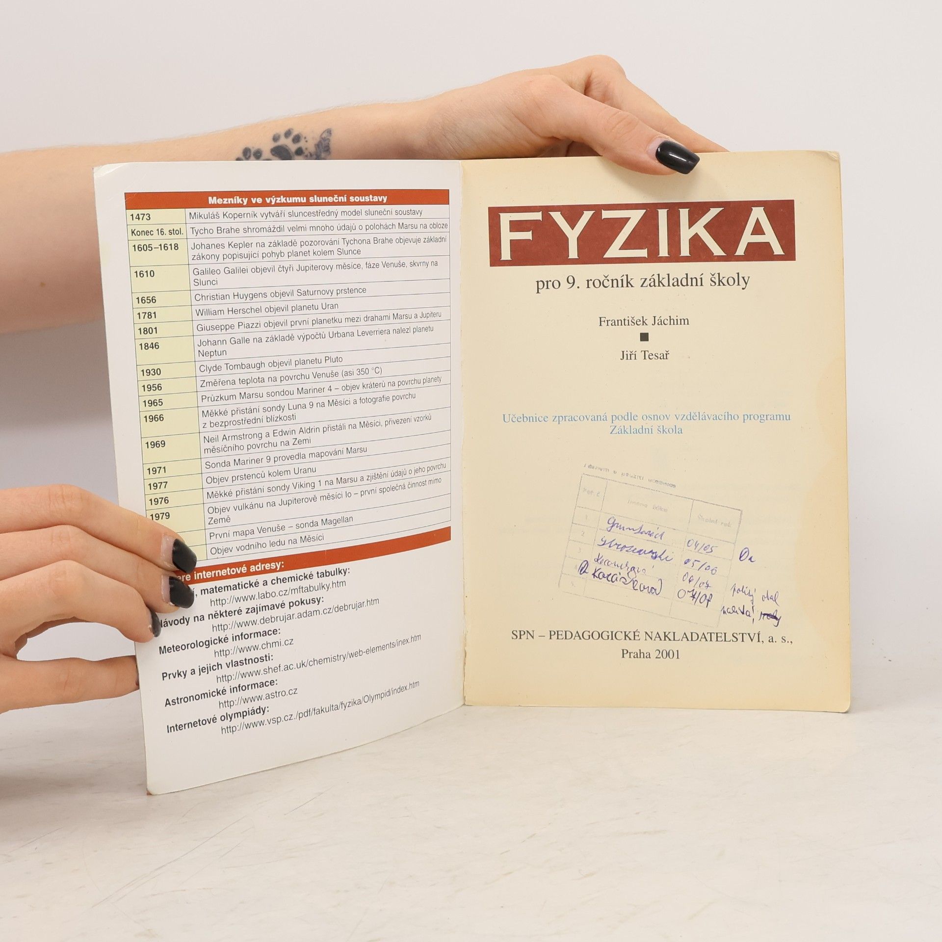 František Jáchim Fyzika pro 9. ročník základní školy