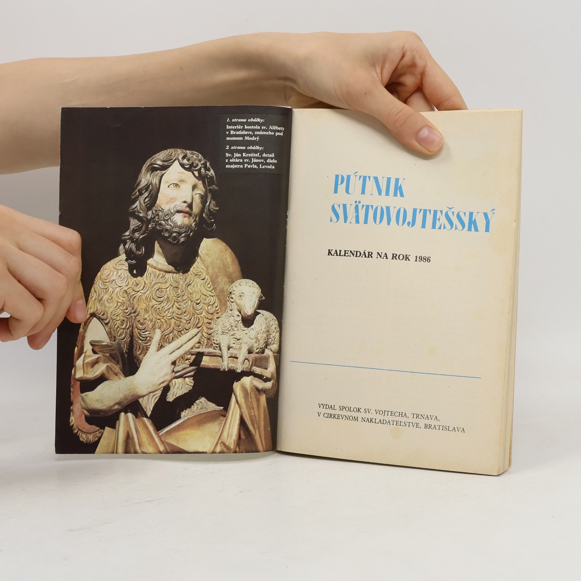 Various authors Pútnik svätovojtešský: kalendár na rok 1986