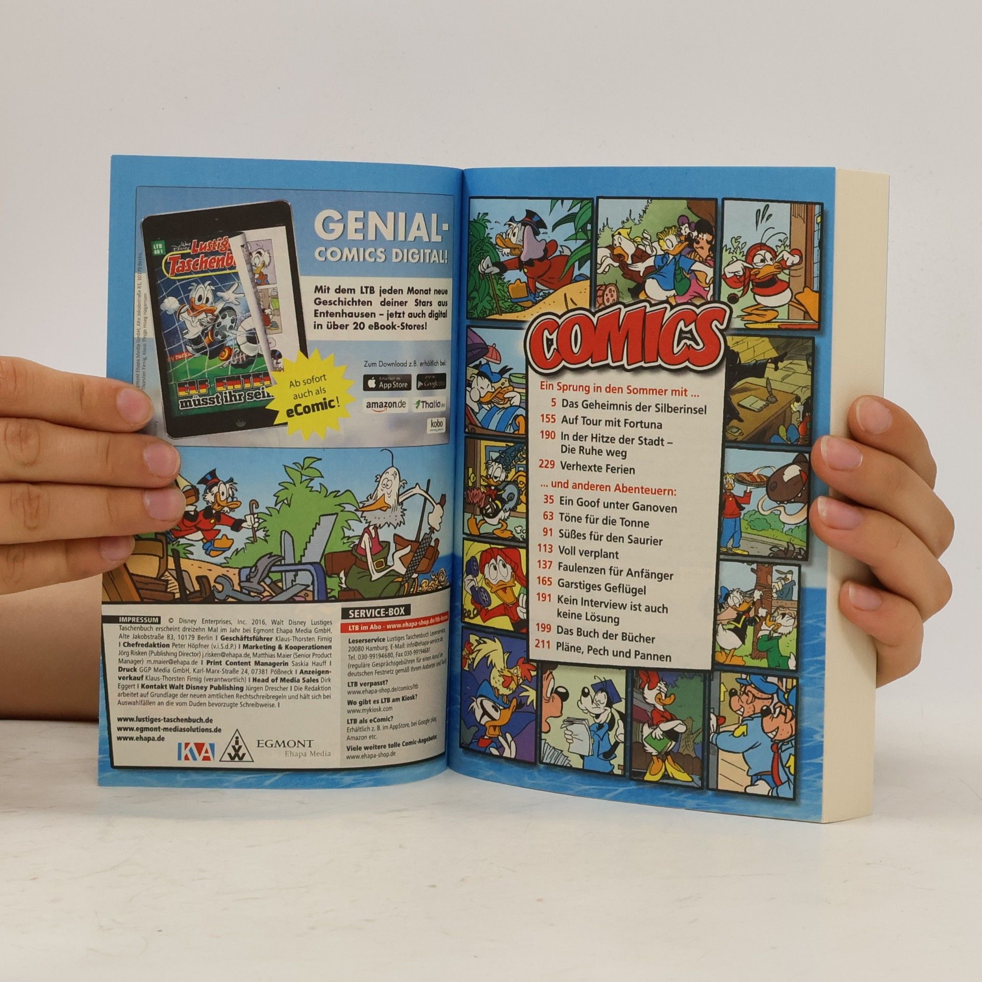Walt Disney Lustiges Taschenbuch 482. Sprung in der Sommer