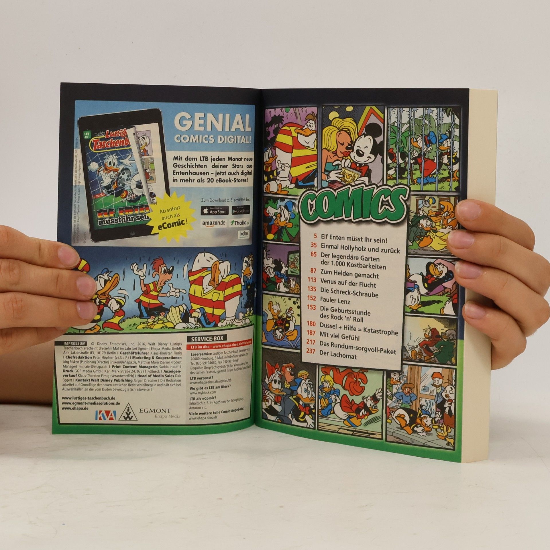 Walt Disney Lustiges Taschenbuch 481. Elf Enten müsst ihr sein!