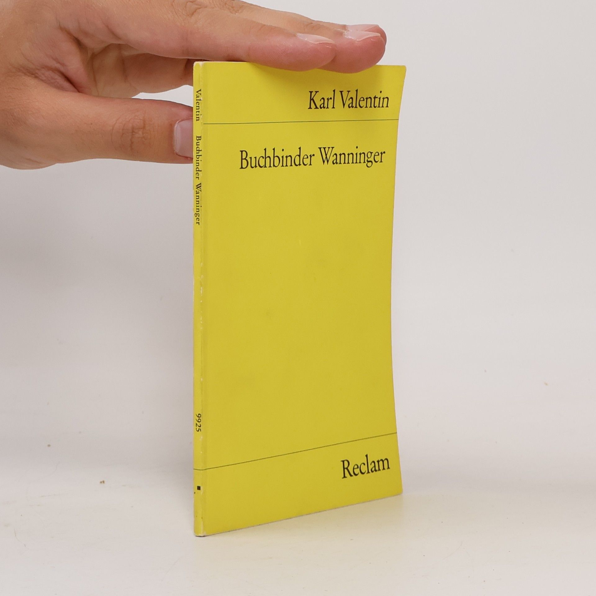 Karl Valentin Buchbinder Wanninger