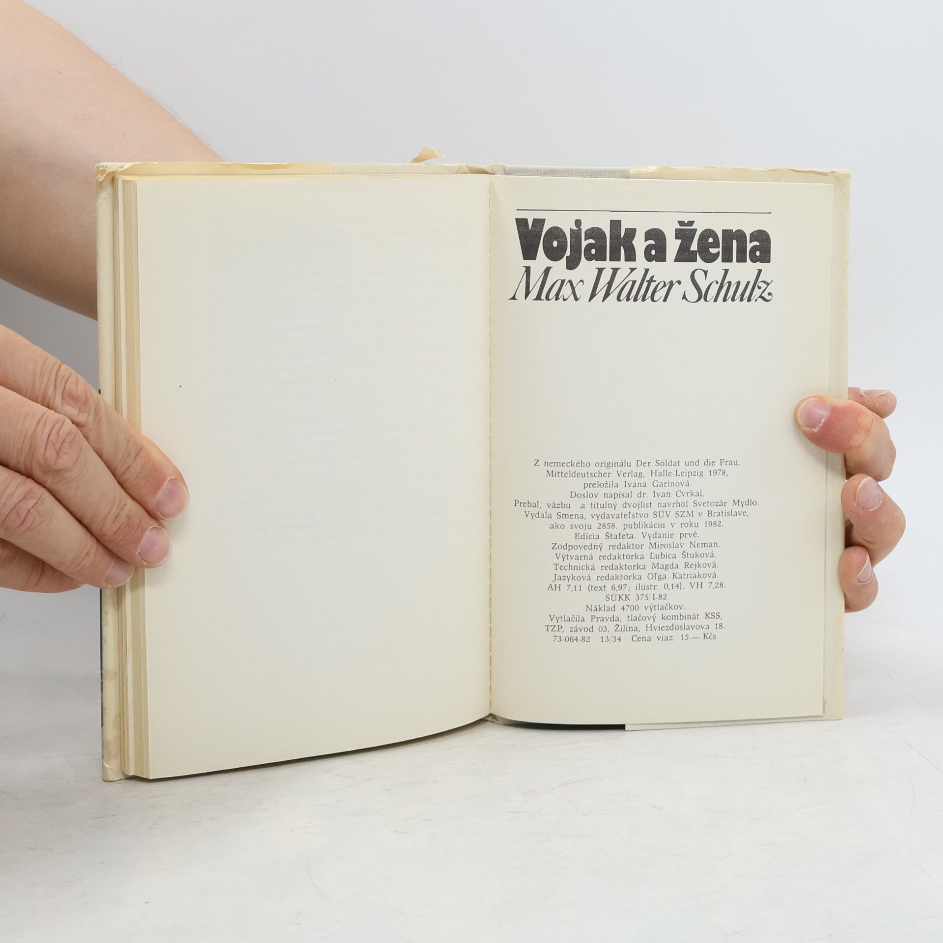 Max Walter Schulz Vojak a žena