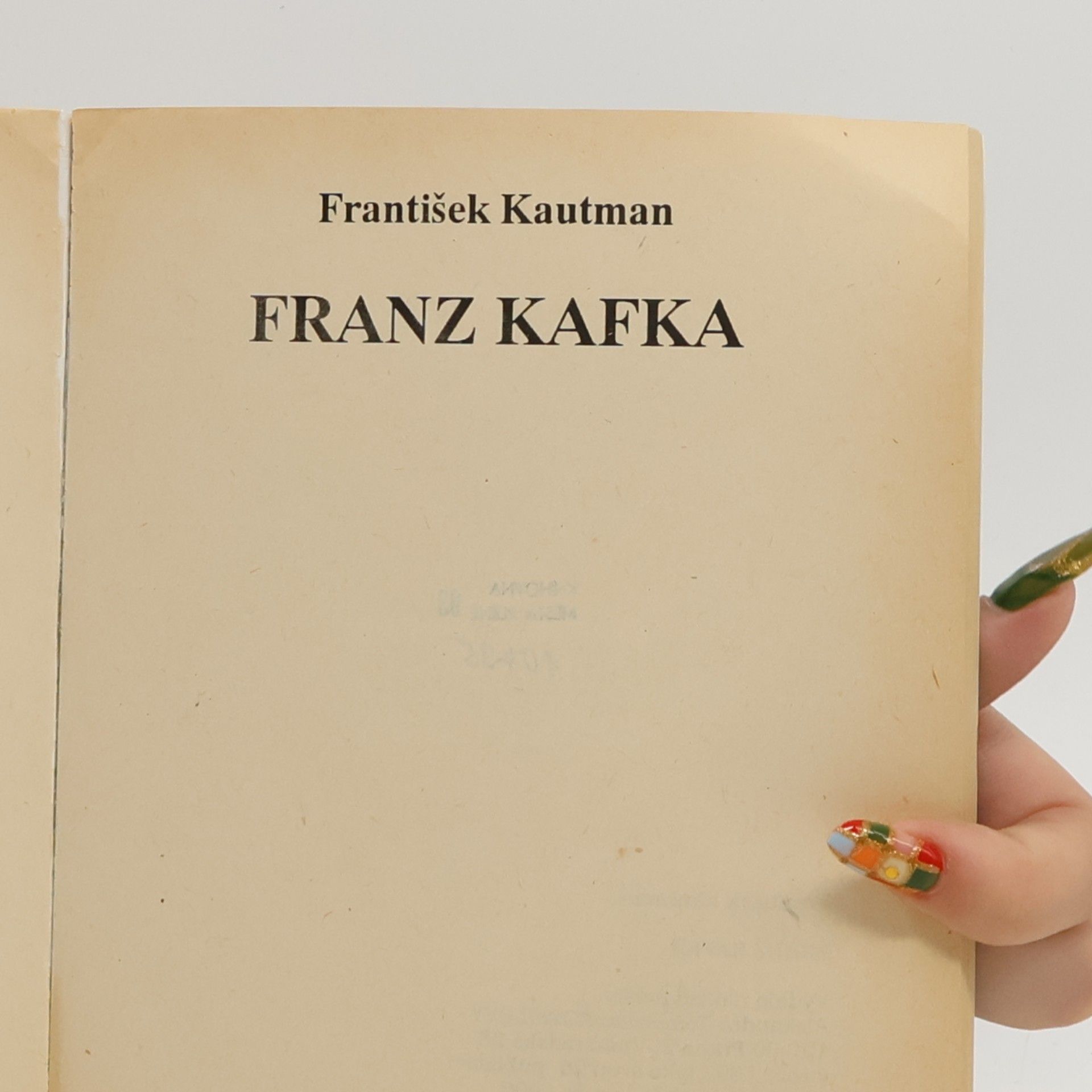 František Kautman Franz Kafka