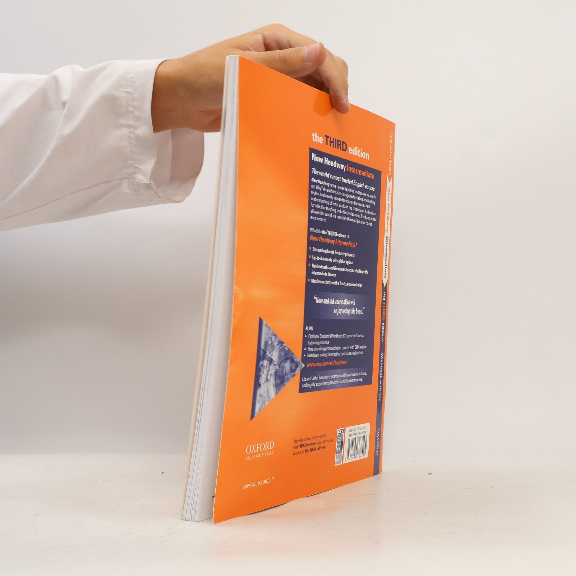John Soars New Headway Intermediate. Workbook with key
