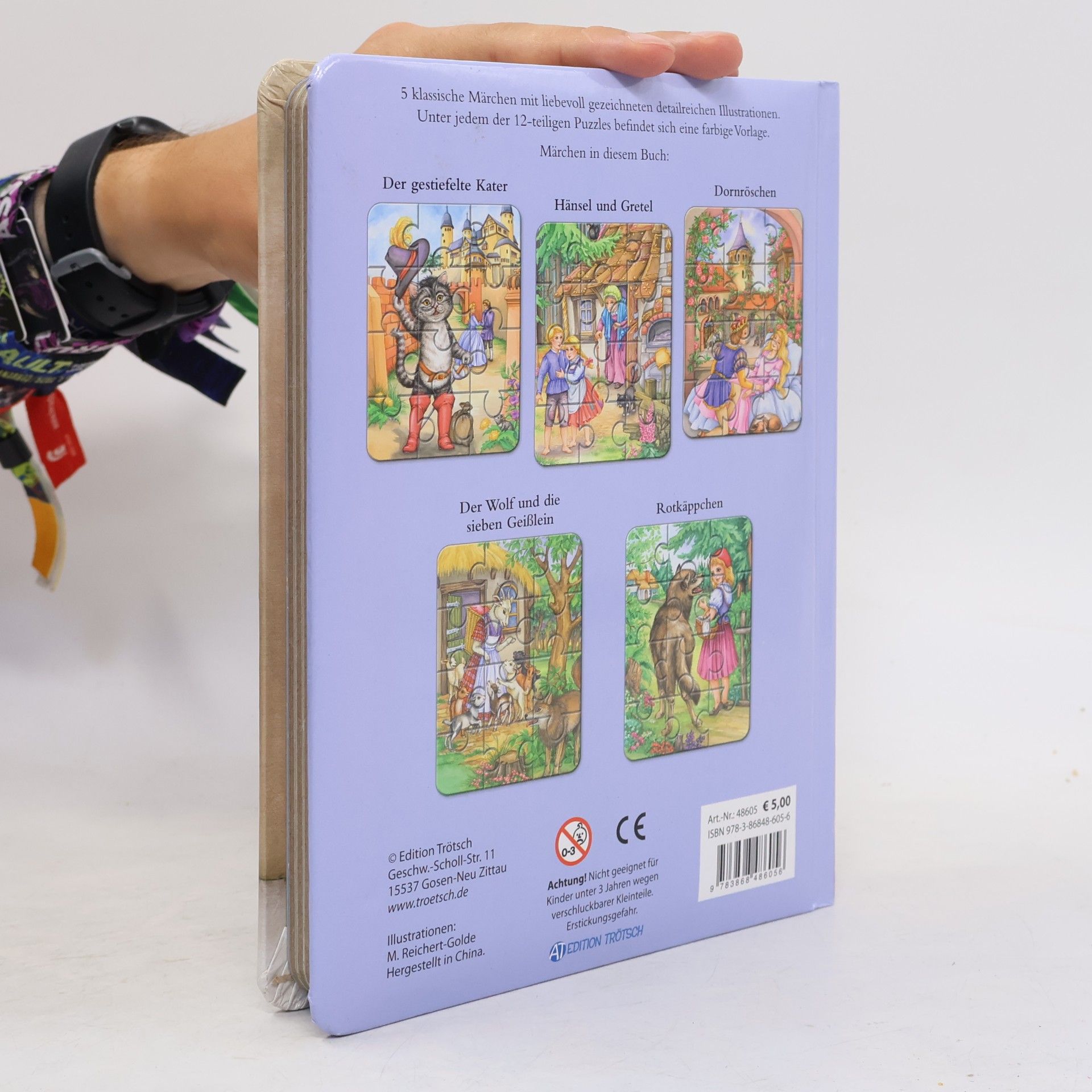 Kolektiv autorů Märchenpuzzlebuch. 5 Märchen & Puzzles