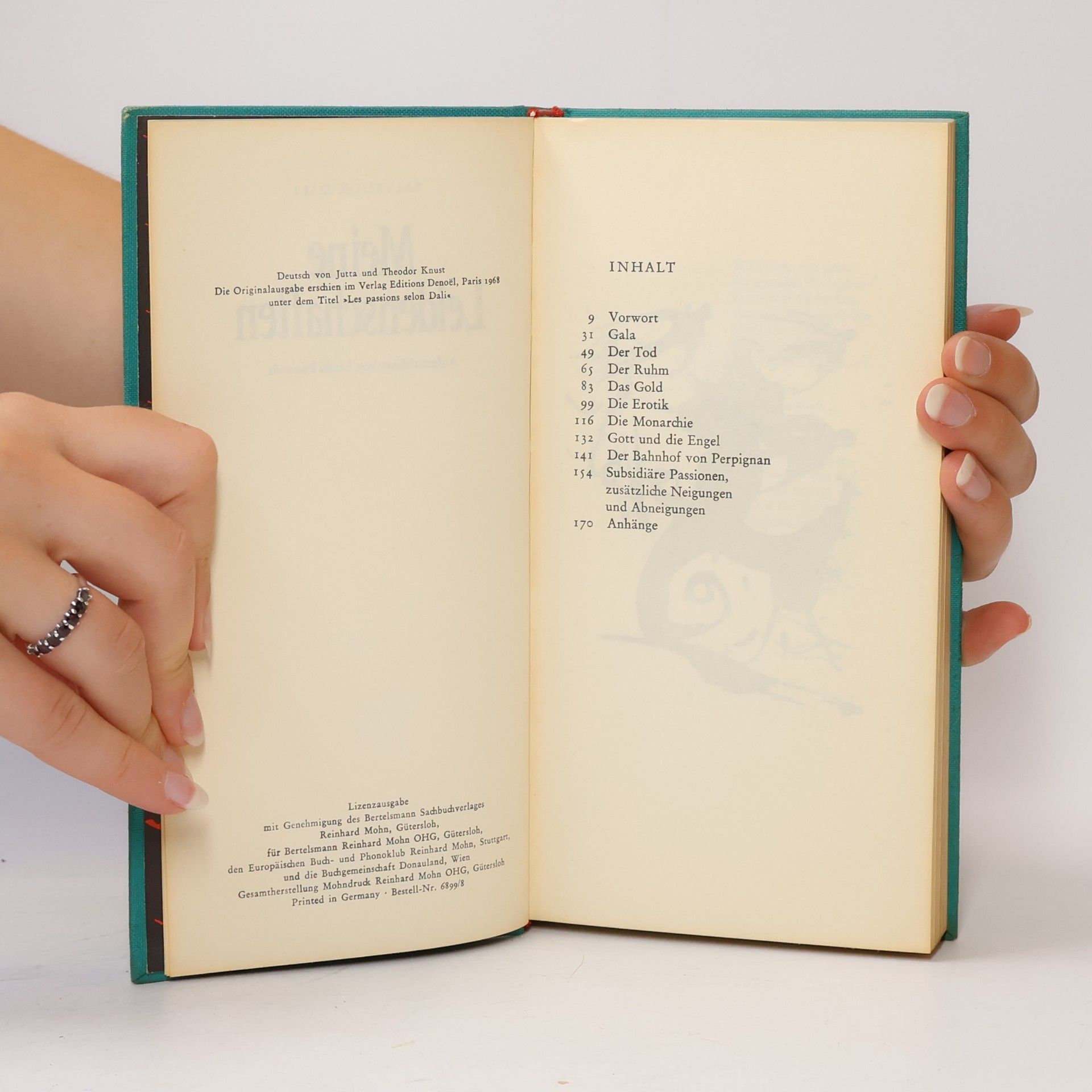 Salvador Dalí Meine Leidenschaften