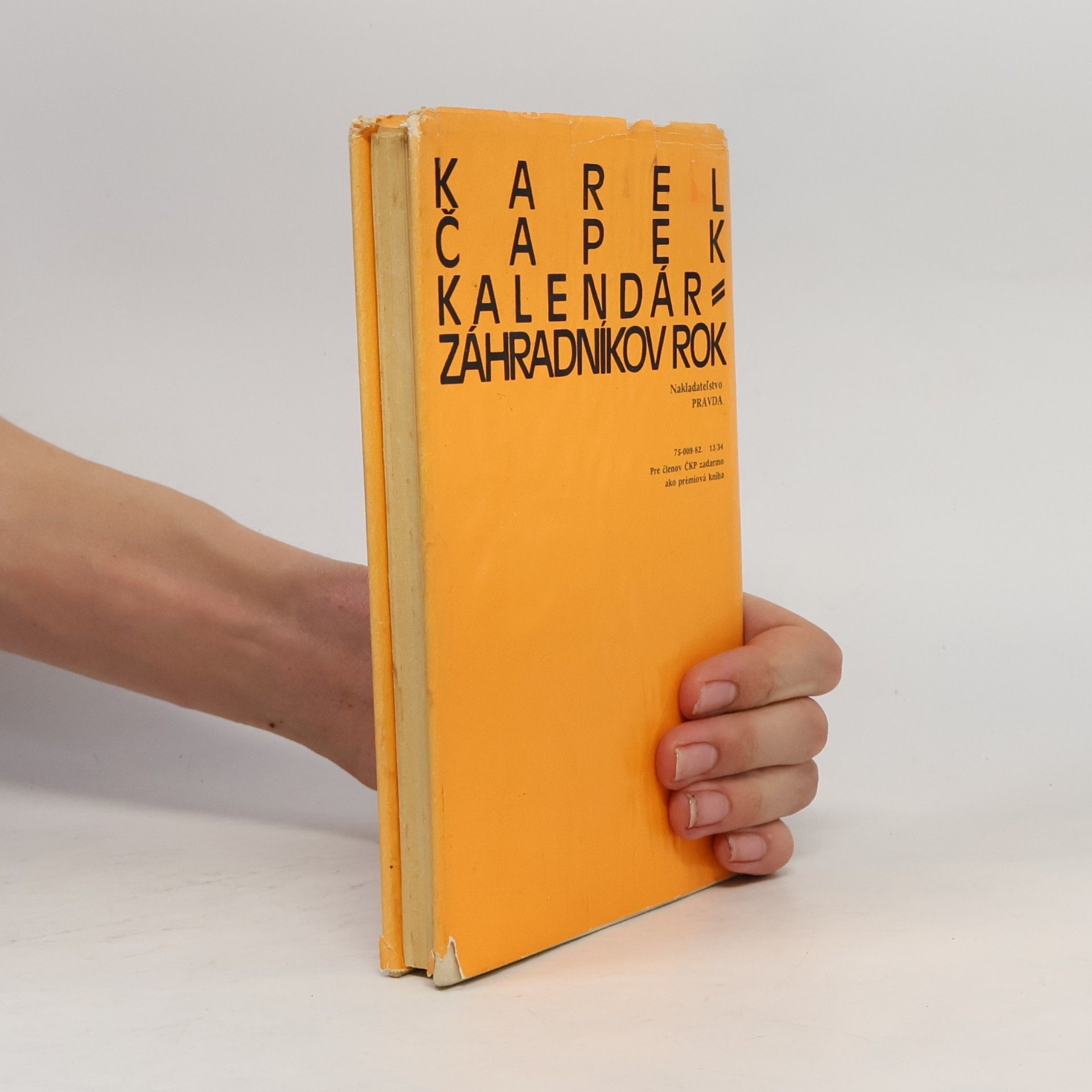 Karel Čapek Kalendár. Záhradníkov rok