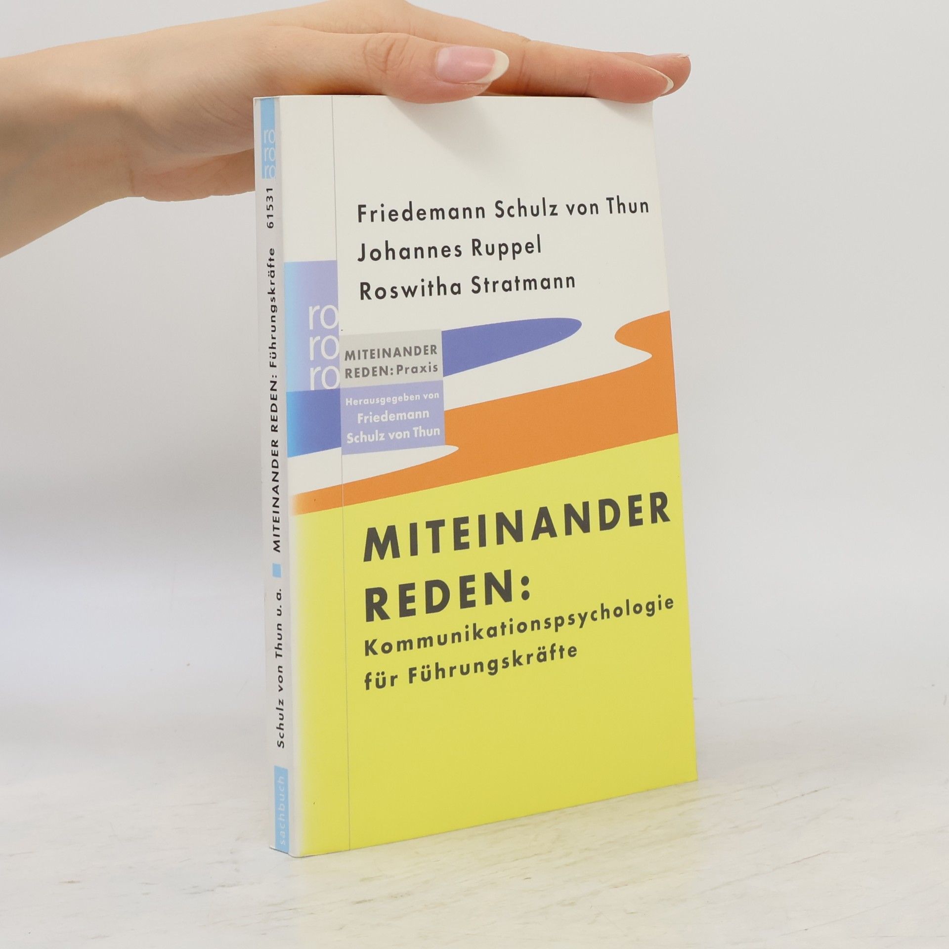 Friedemann Schulz von Thun Miteinander reden