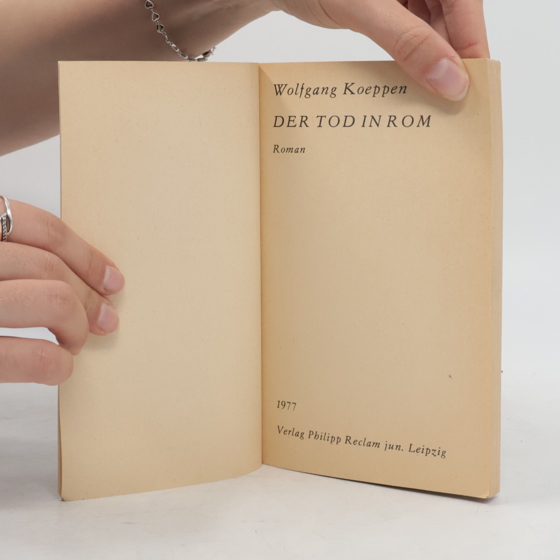 Wolfgang Koeppen Der Tod in Rom