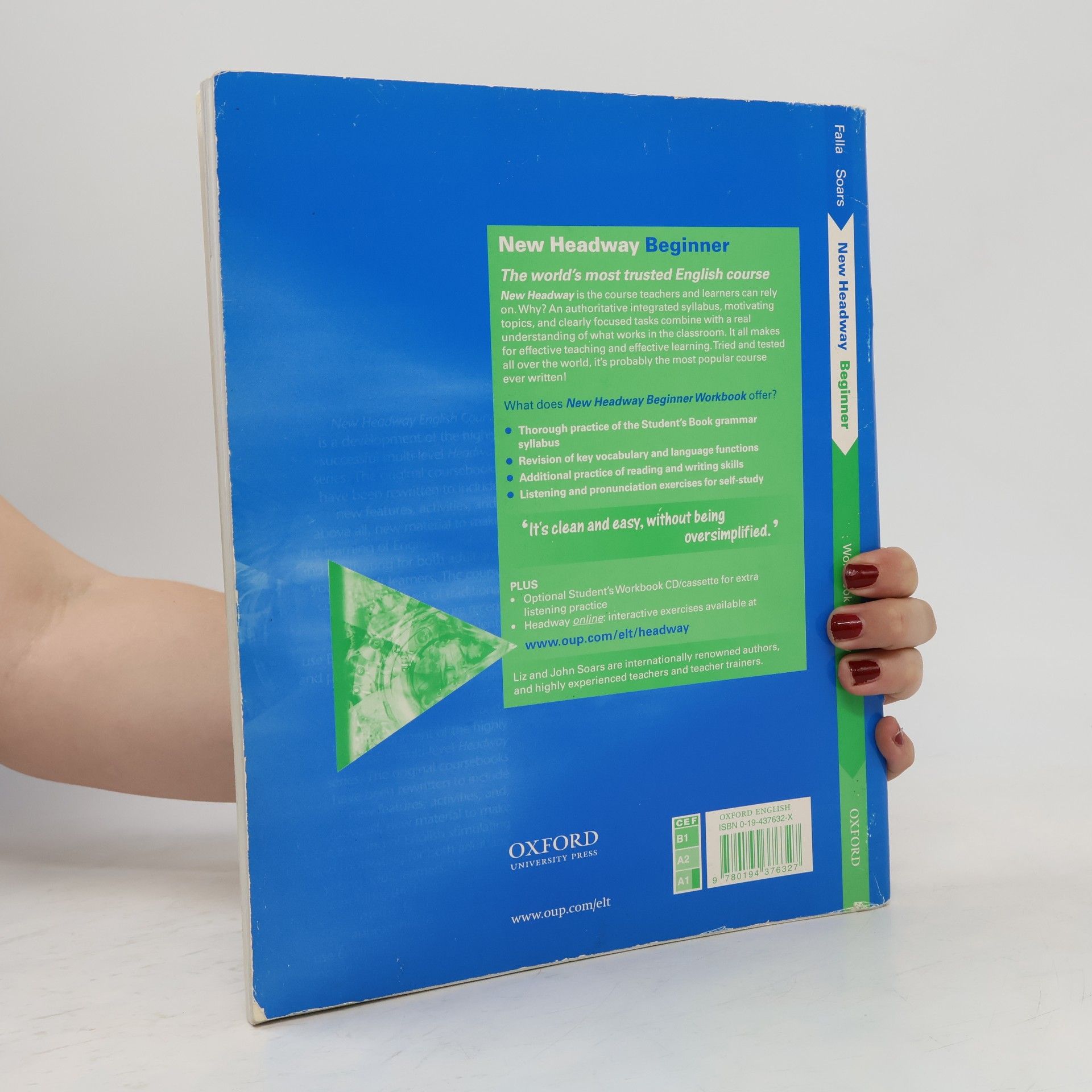Tim Falla New Headway English course. Beginner workbook with key