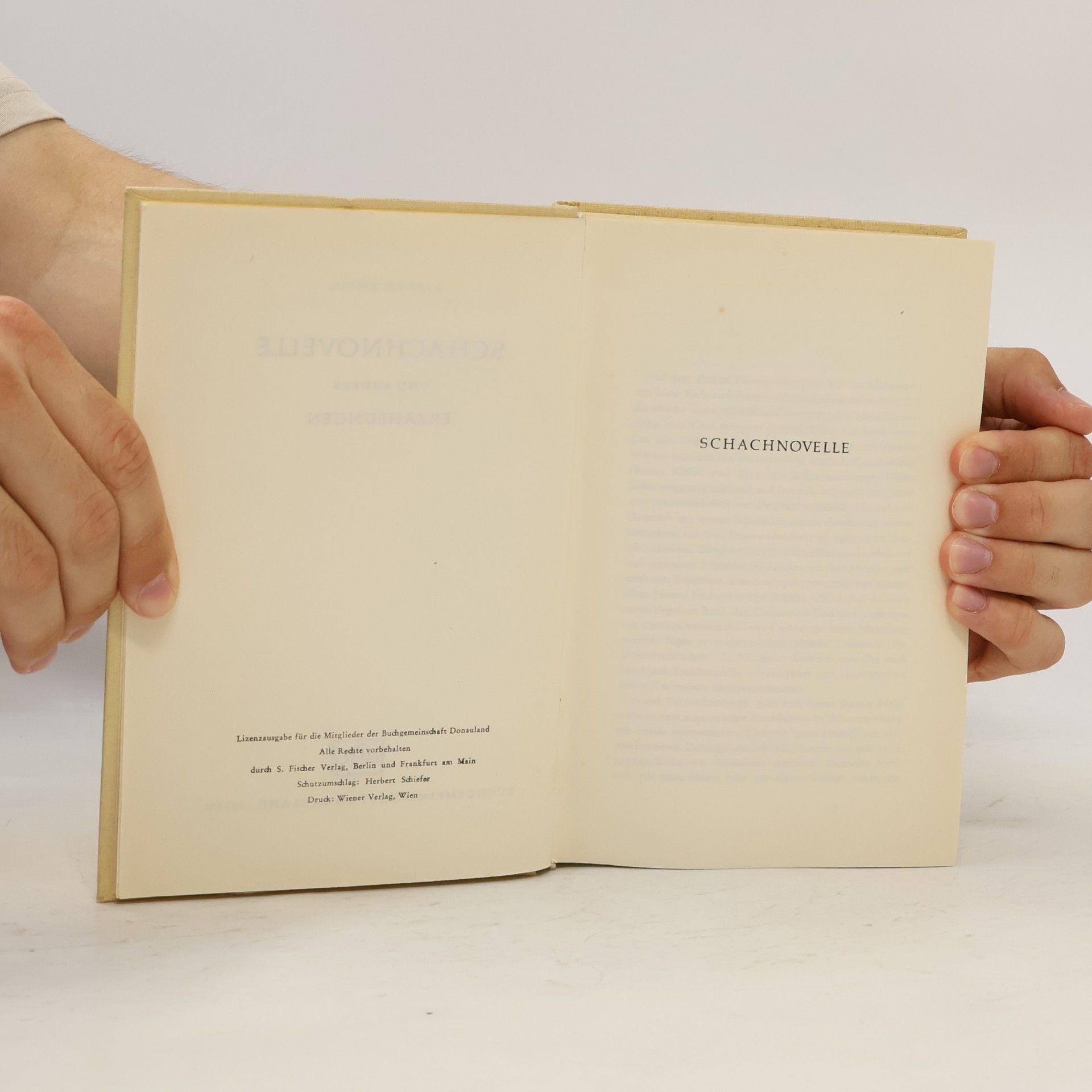 Stefan Zweig Die Schachnovelle und andere Erzählungen