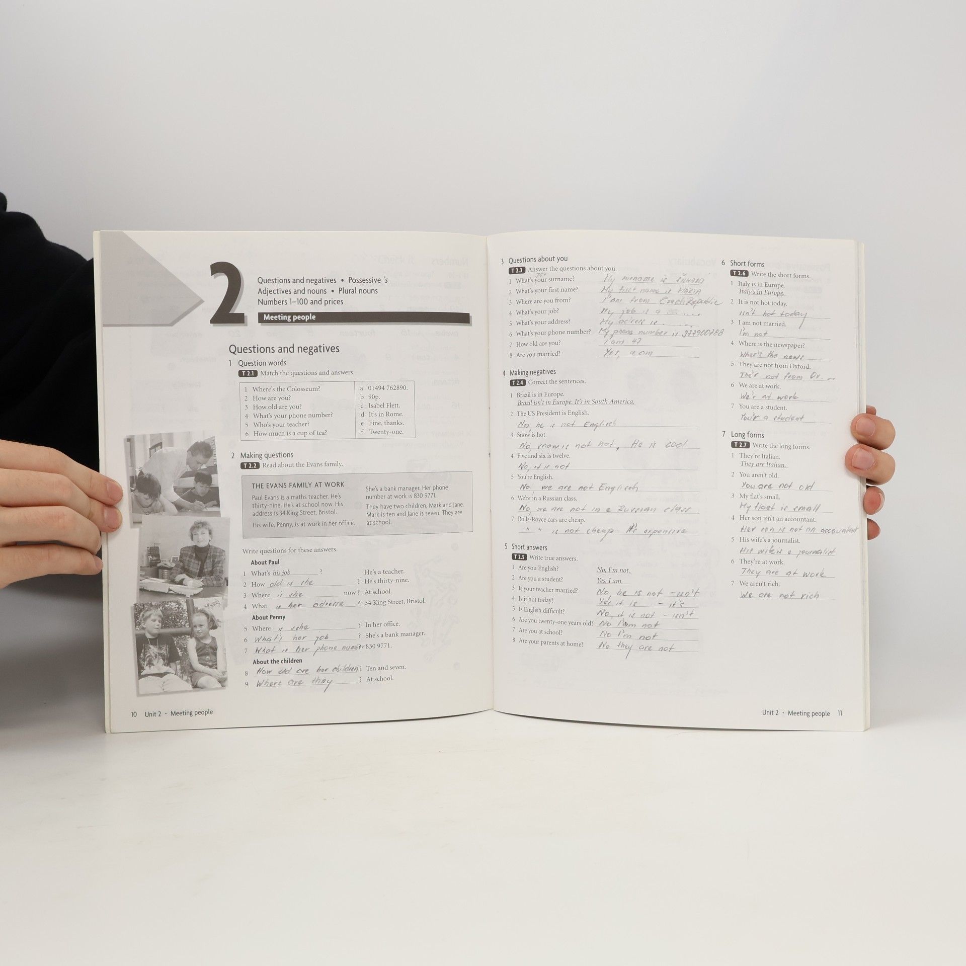 Liz Soars New Headway English Course: Elementary Workbook with key