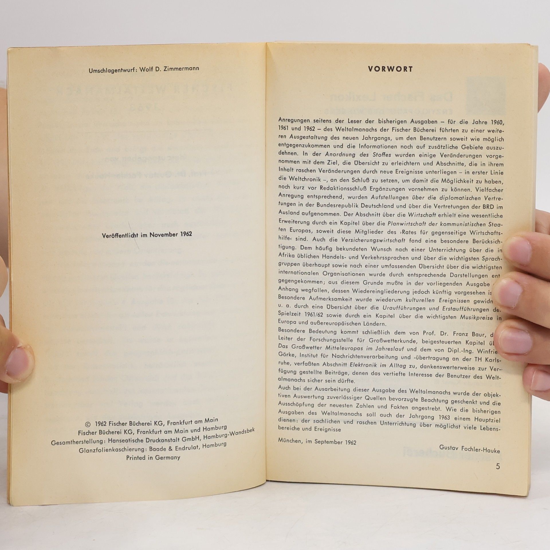 Autorenkollektiv Der Fischer Welt Almanach '63