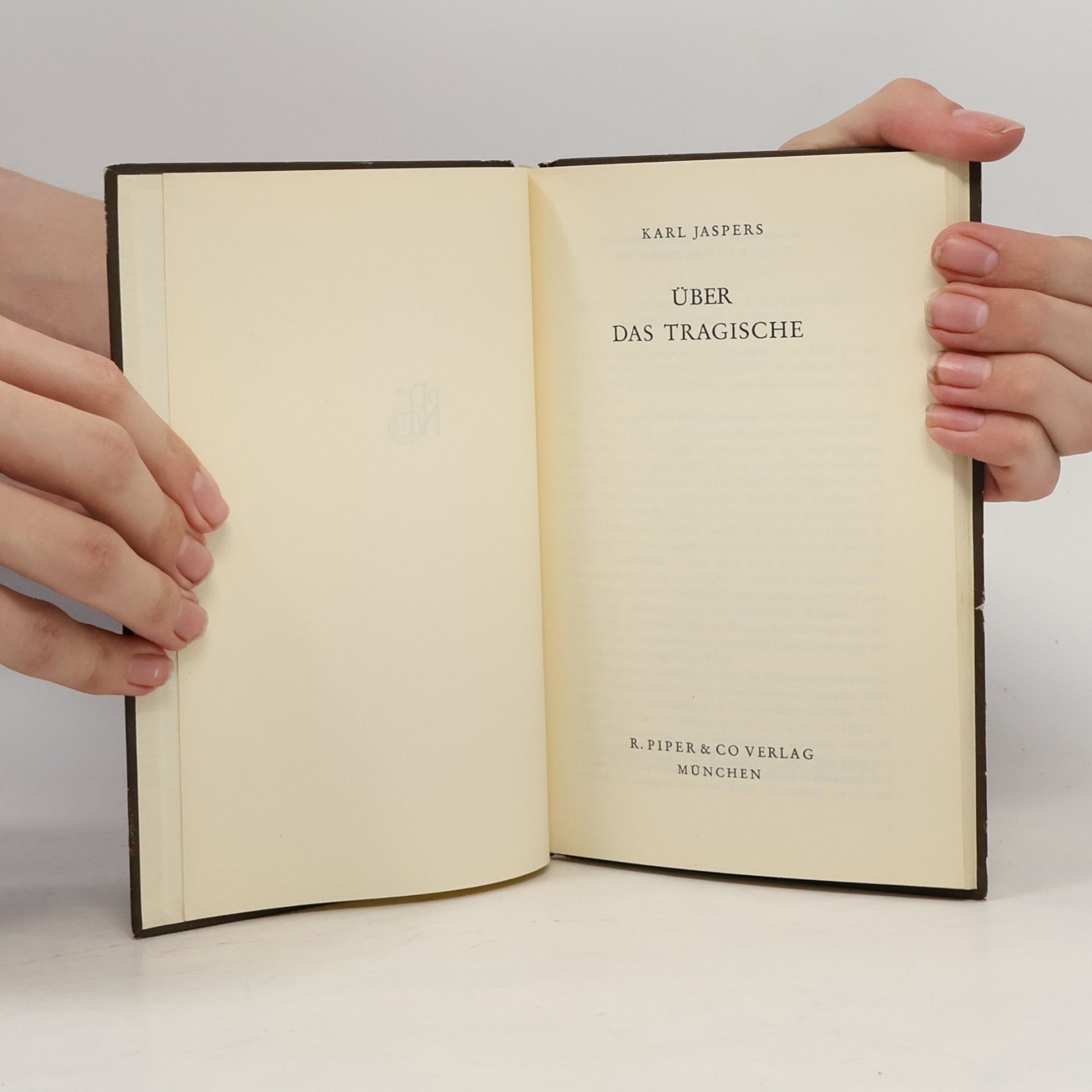 Karl Jaspers Über das Tragische
