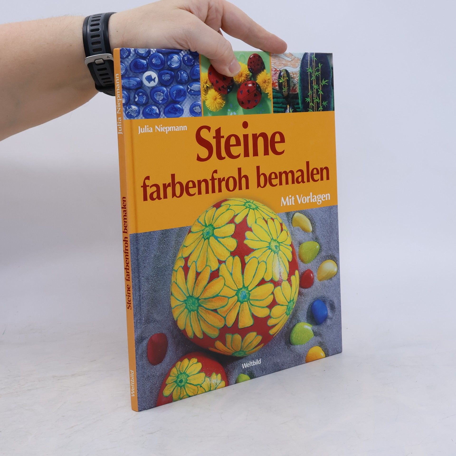 Steine farbenfroh bemalen