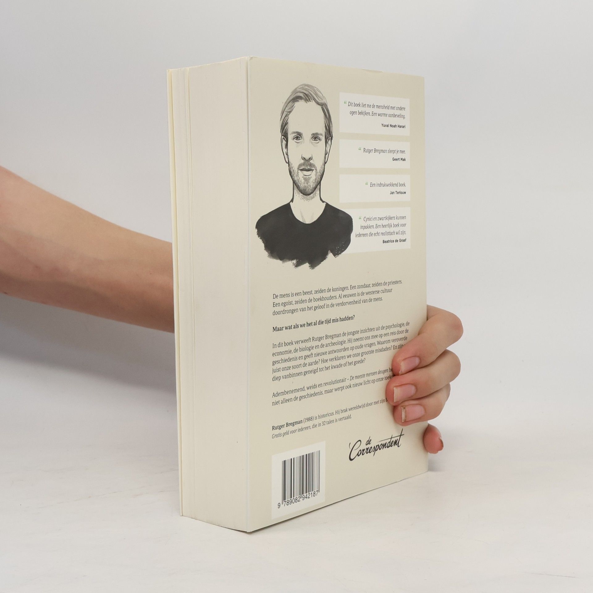 Rutger Bregman De meeste mensen deugen. Een nieuwe geschiedenis van de mens